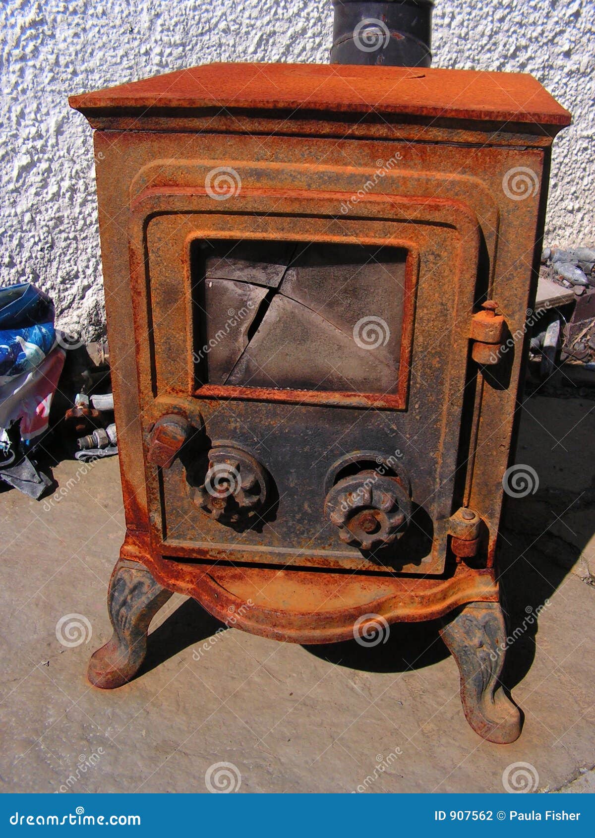 Wood Burning Stove Stock Photo Image Of Antique Useless 907562