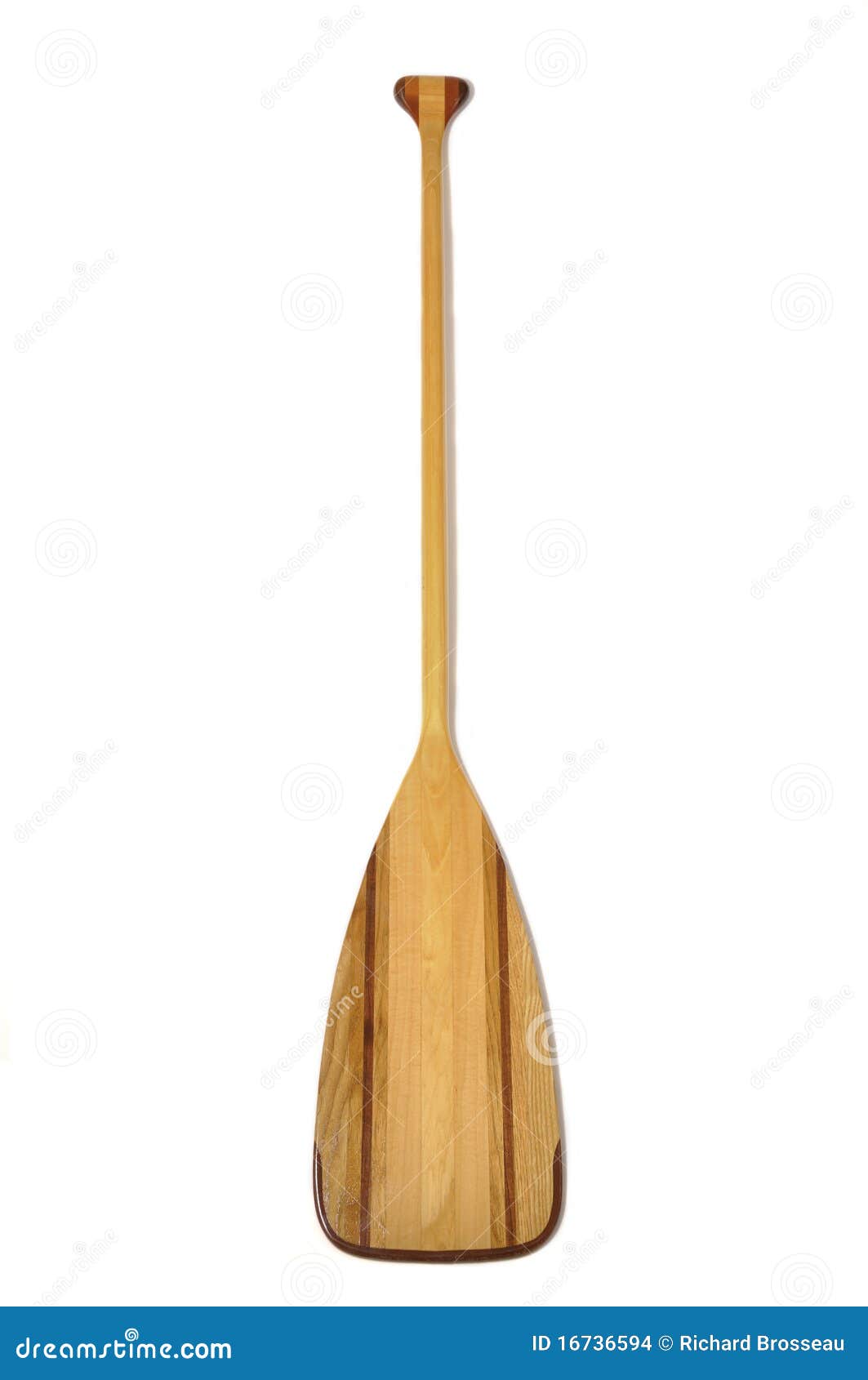 Wood Canoe Paddle Stock Images - Image: 16736594