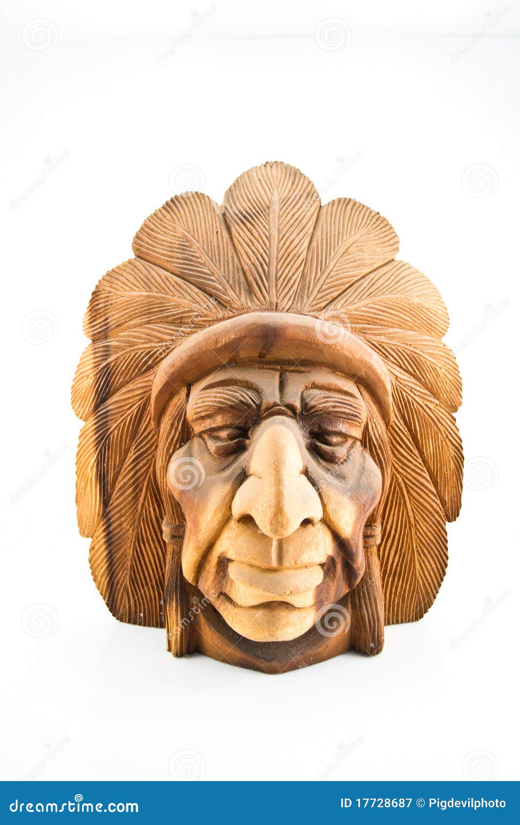 Wood carved Indian stock image. Image of carved, western 17728687