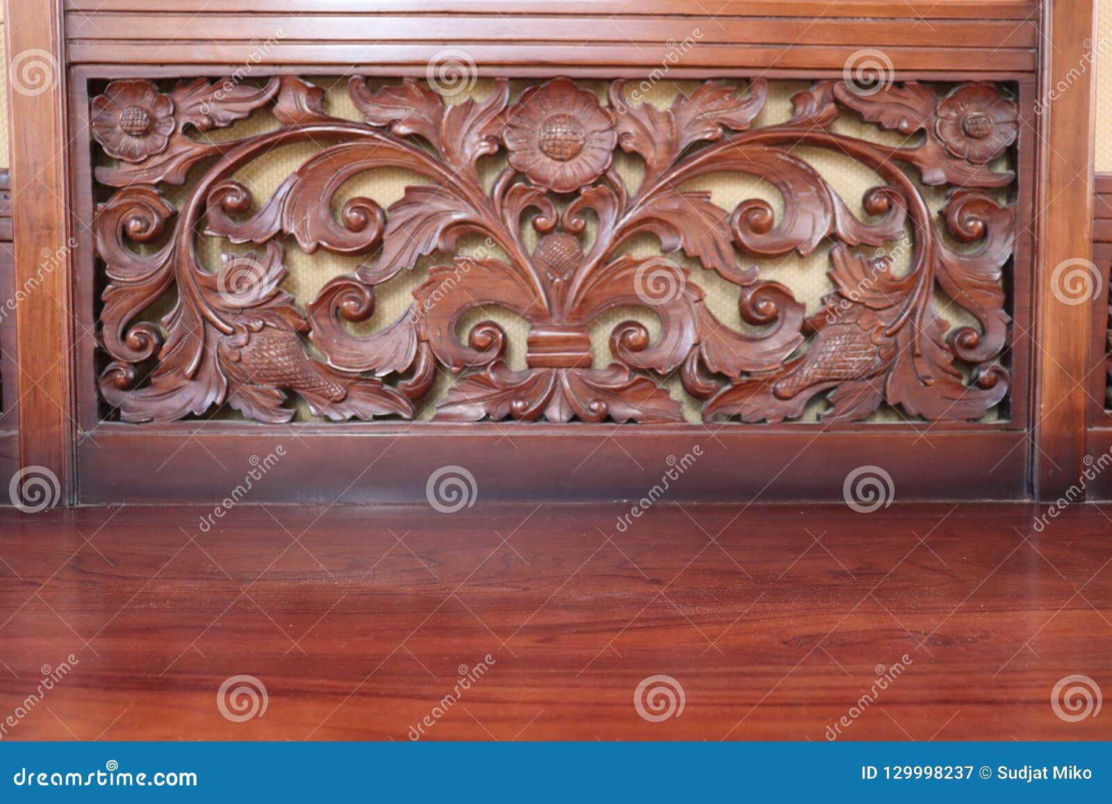 Wood Carving, Indonesian Javanese Wood Carvings, Wood Carving Art, Stock Image - Image of