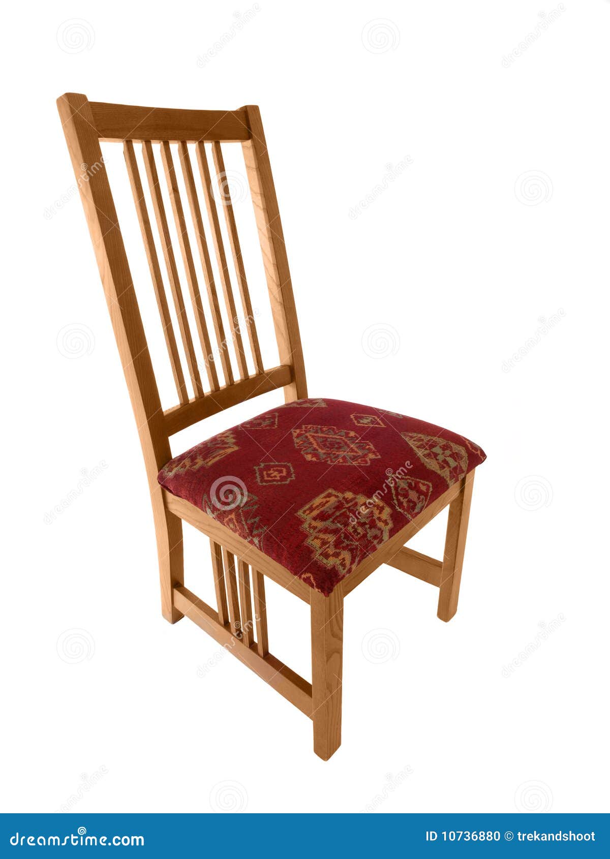 Wood Chair stock photo. Image of object, clean, brown 10736880