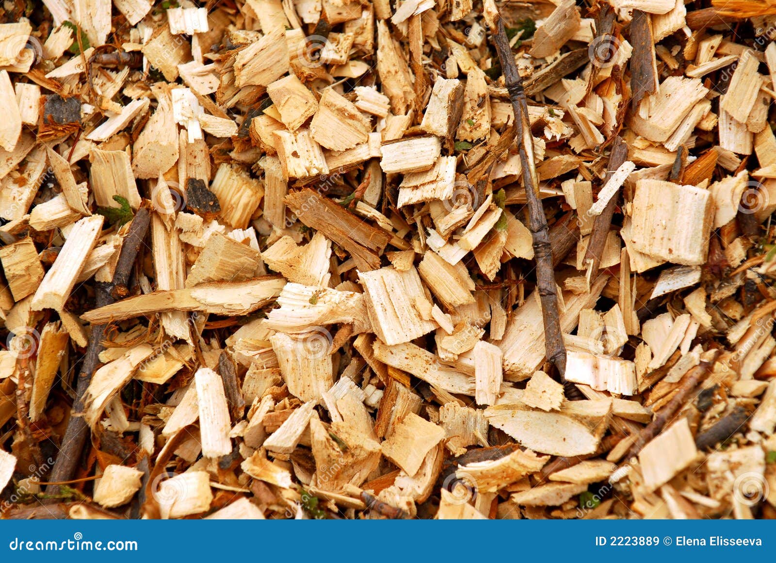 Wood chips stock image. Image of freshly, gardening, texture 2223889