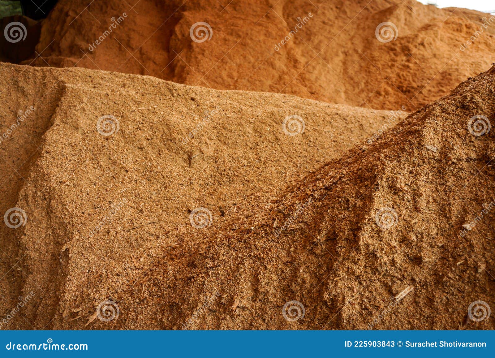 Wood Chips Pile on the Alternative Power Factory Stock Image Image of