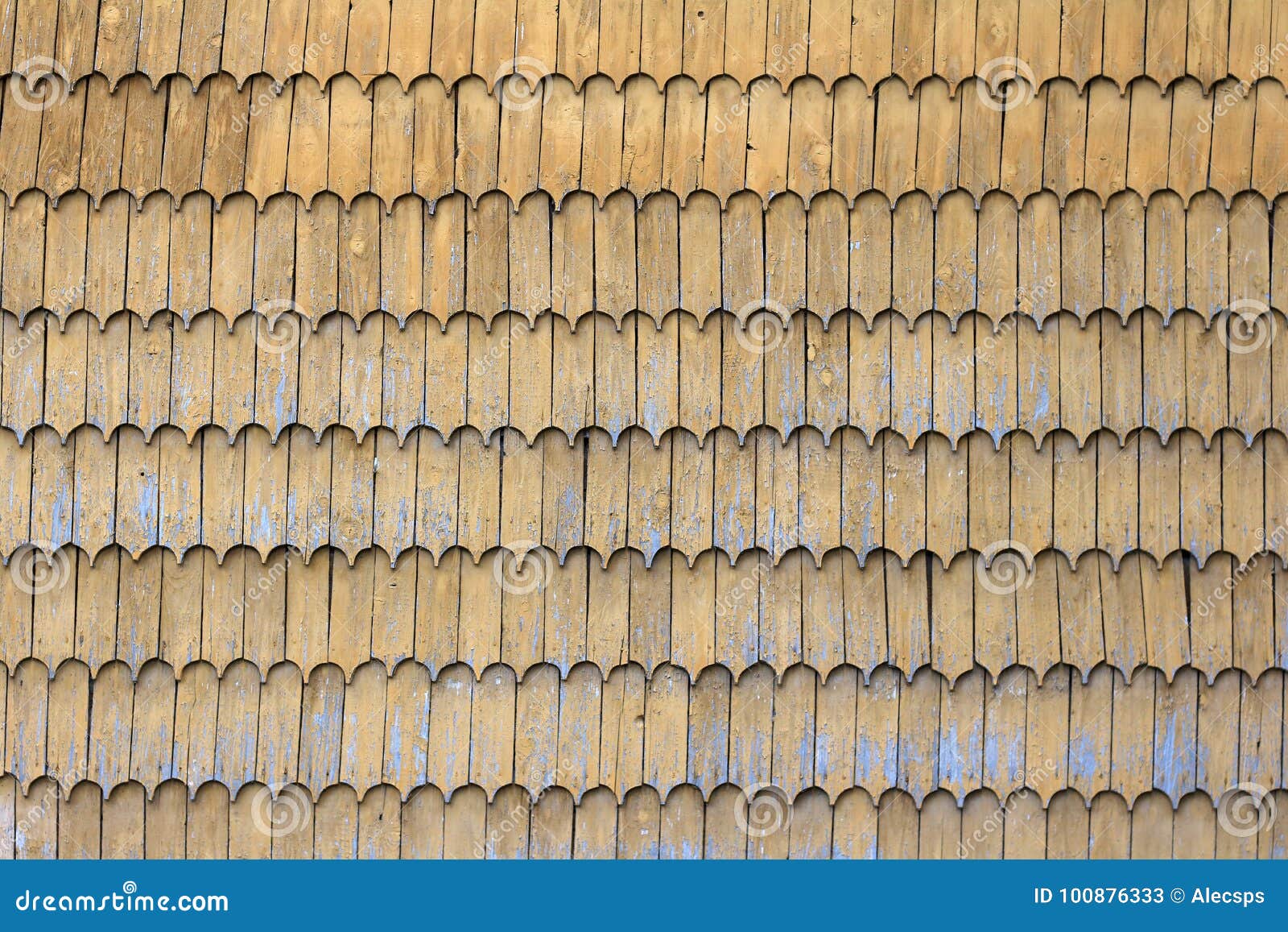 Wood Clapboard Roof Texture Pattern Background Stock Image Image of