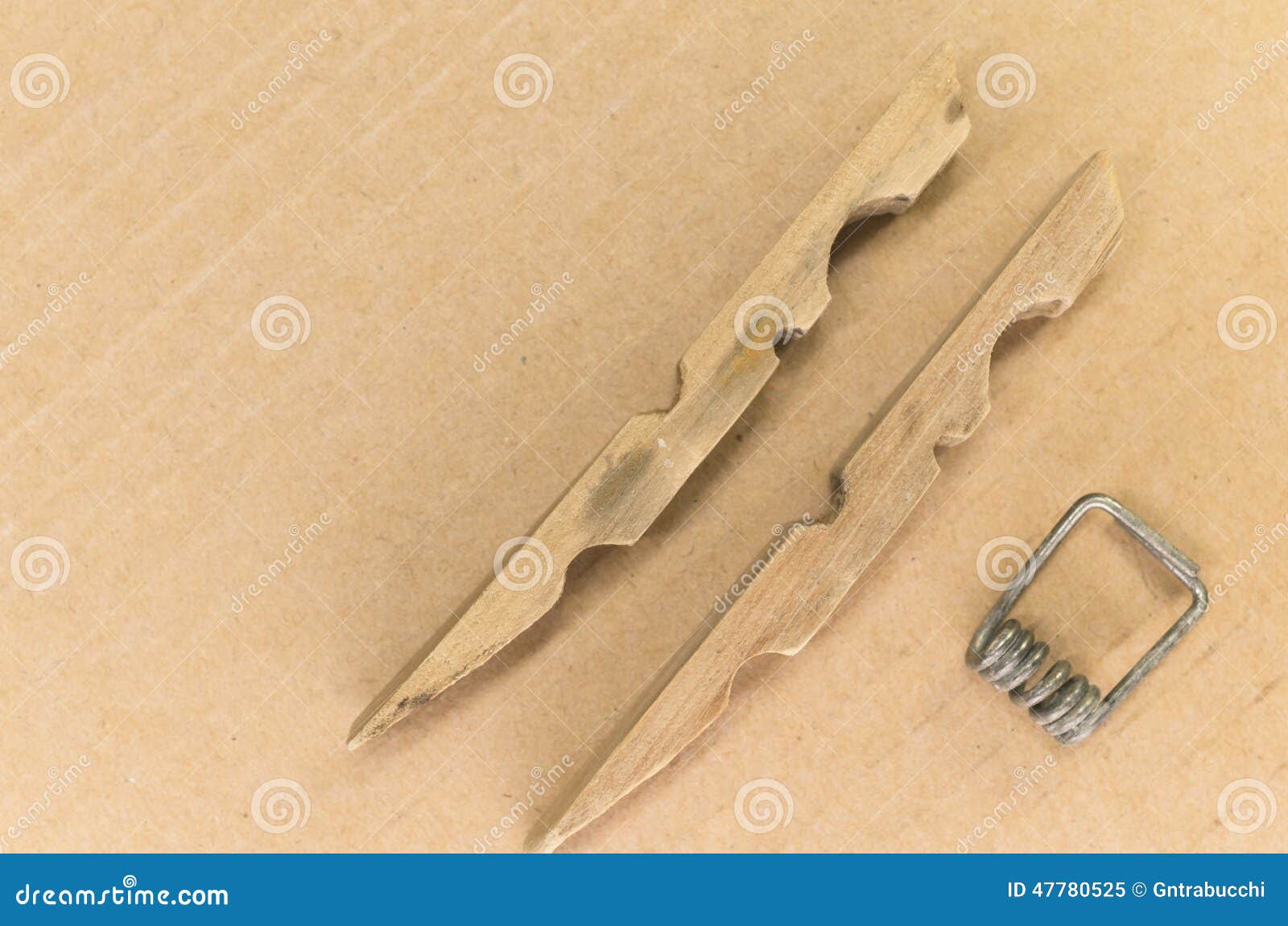 Wood clothespin parts stock image. Image of tool, laundry 47780525