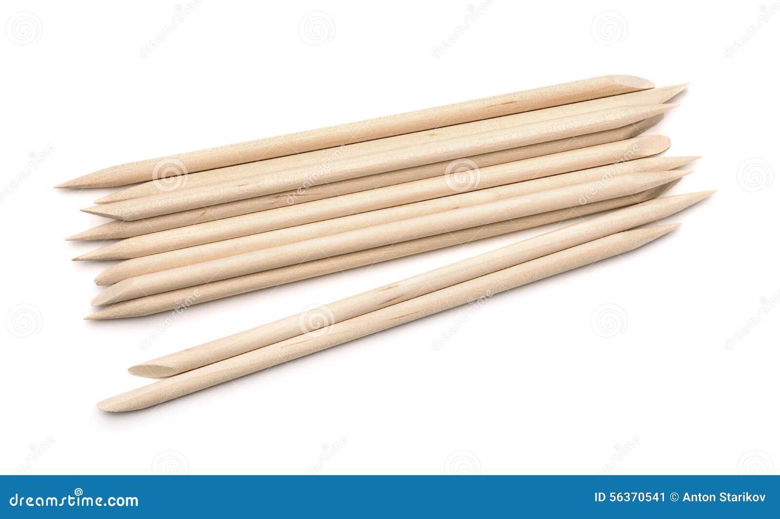 Wood cuticle pusher stock image. Image of professional 56370541