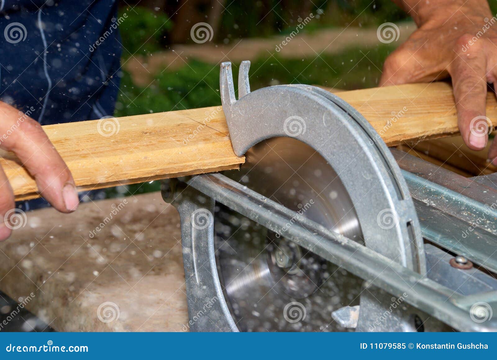 Wood cutting stock image. Image of sawdust, sawing, circular 11079585
