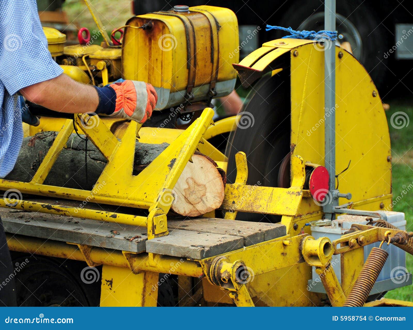Wood cutting stock photo. Image of fire, farm, wood, lumberjack 5958754
