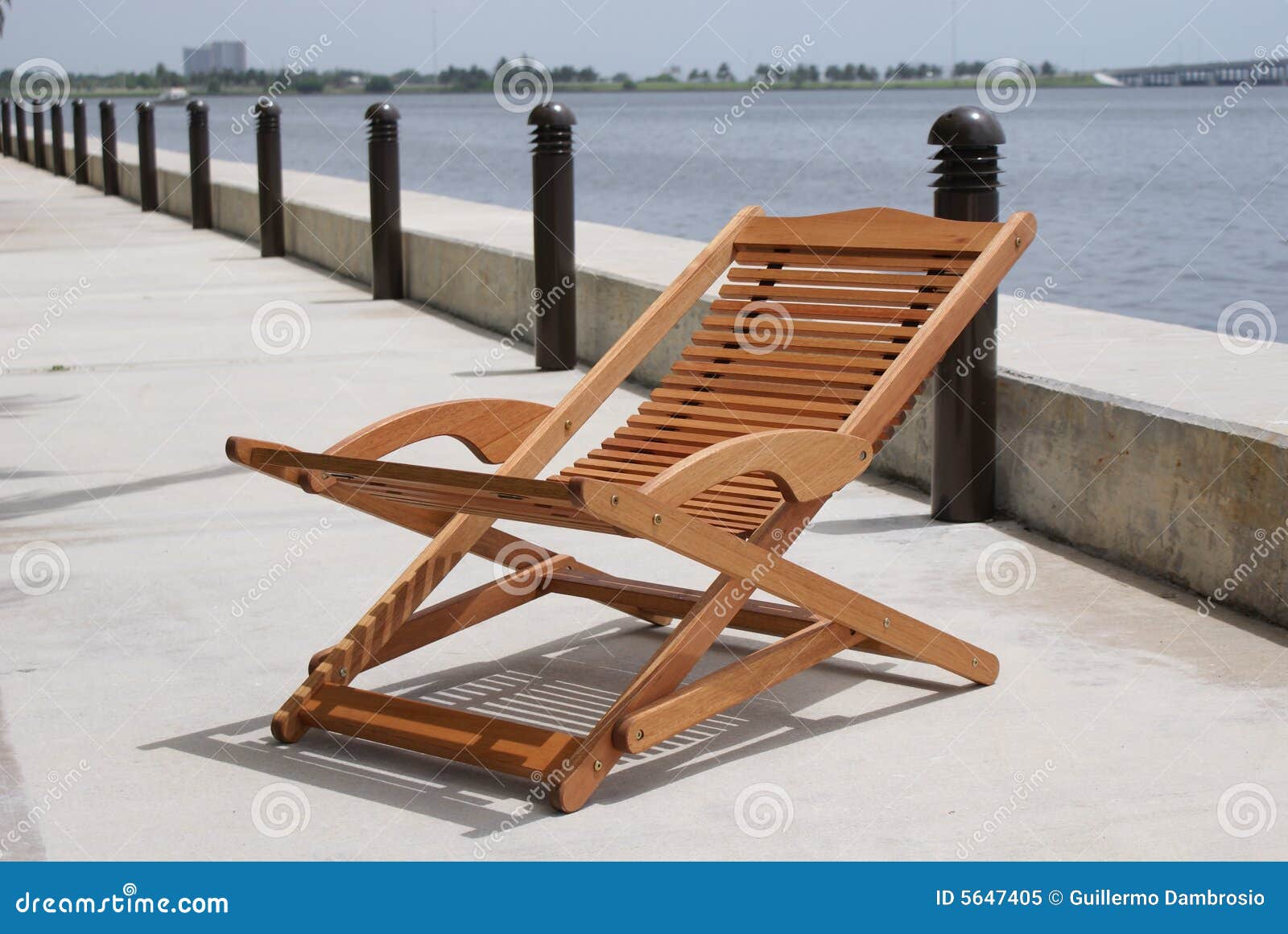 deck chair on promenade