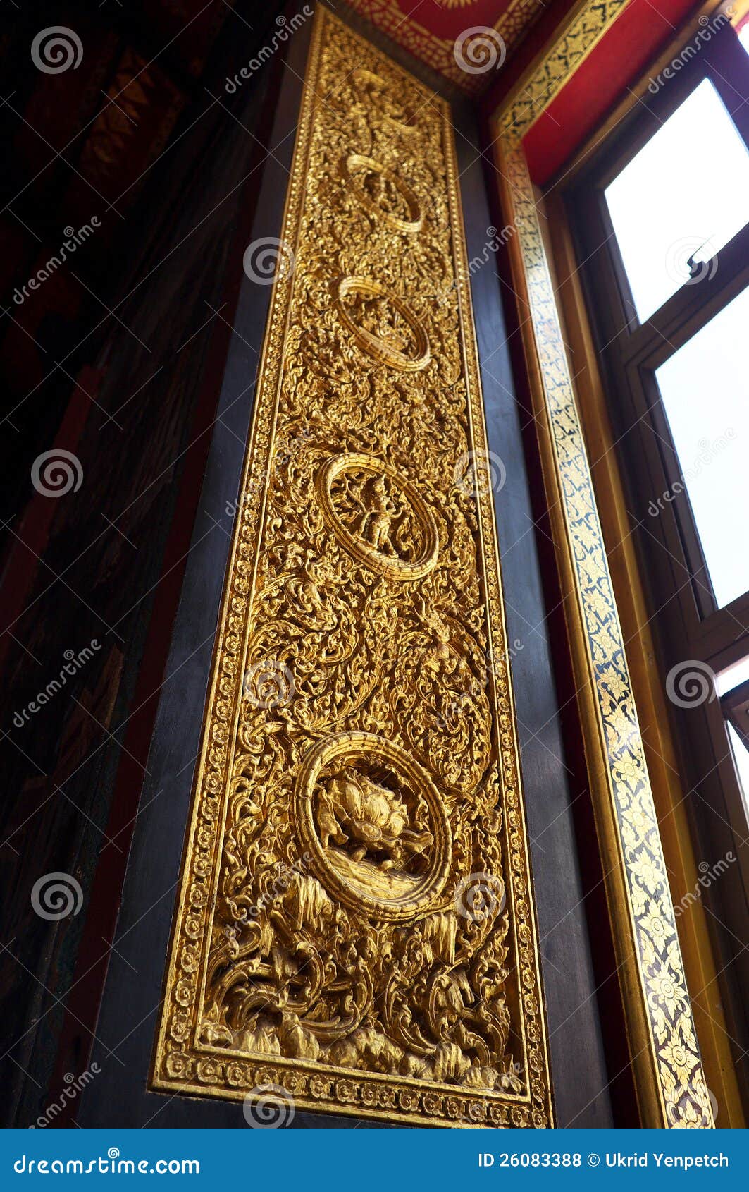 Wood Door carving stock photo. Image of artistic, design - 26083388