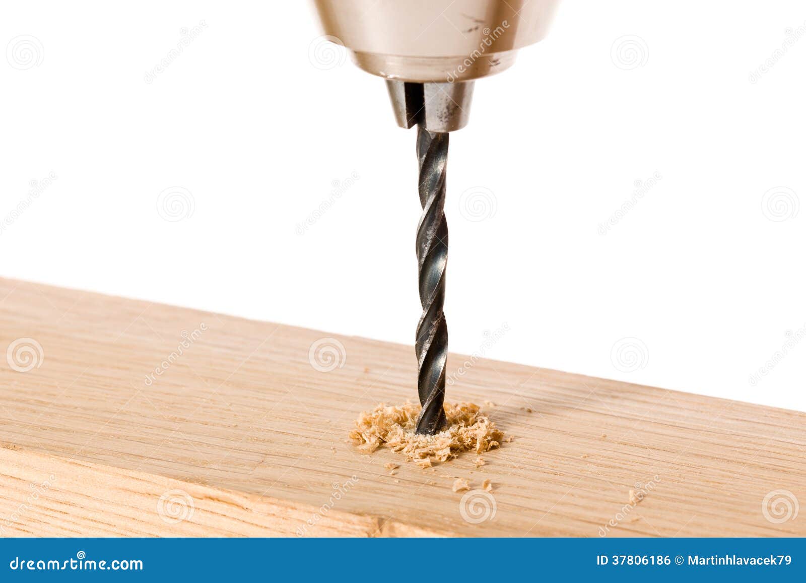 Wood drilling stock photo. Image of homeworks, material 37806186