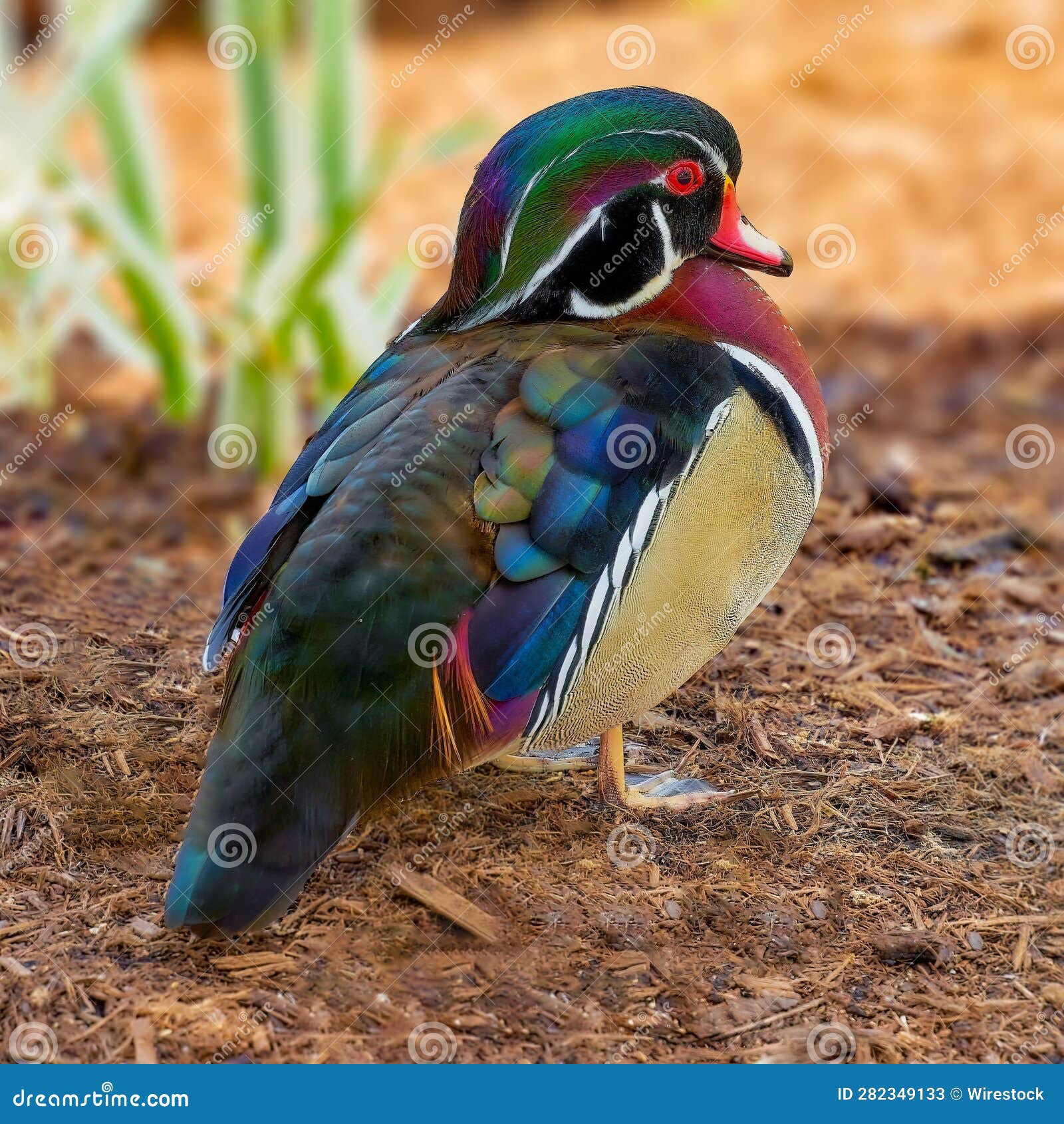 Wood Duck (Aix Sponsa) in Richmond, VA Stock Image Image of animal