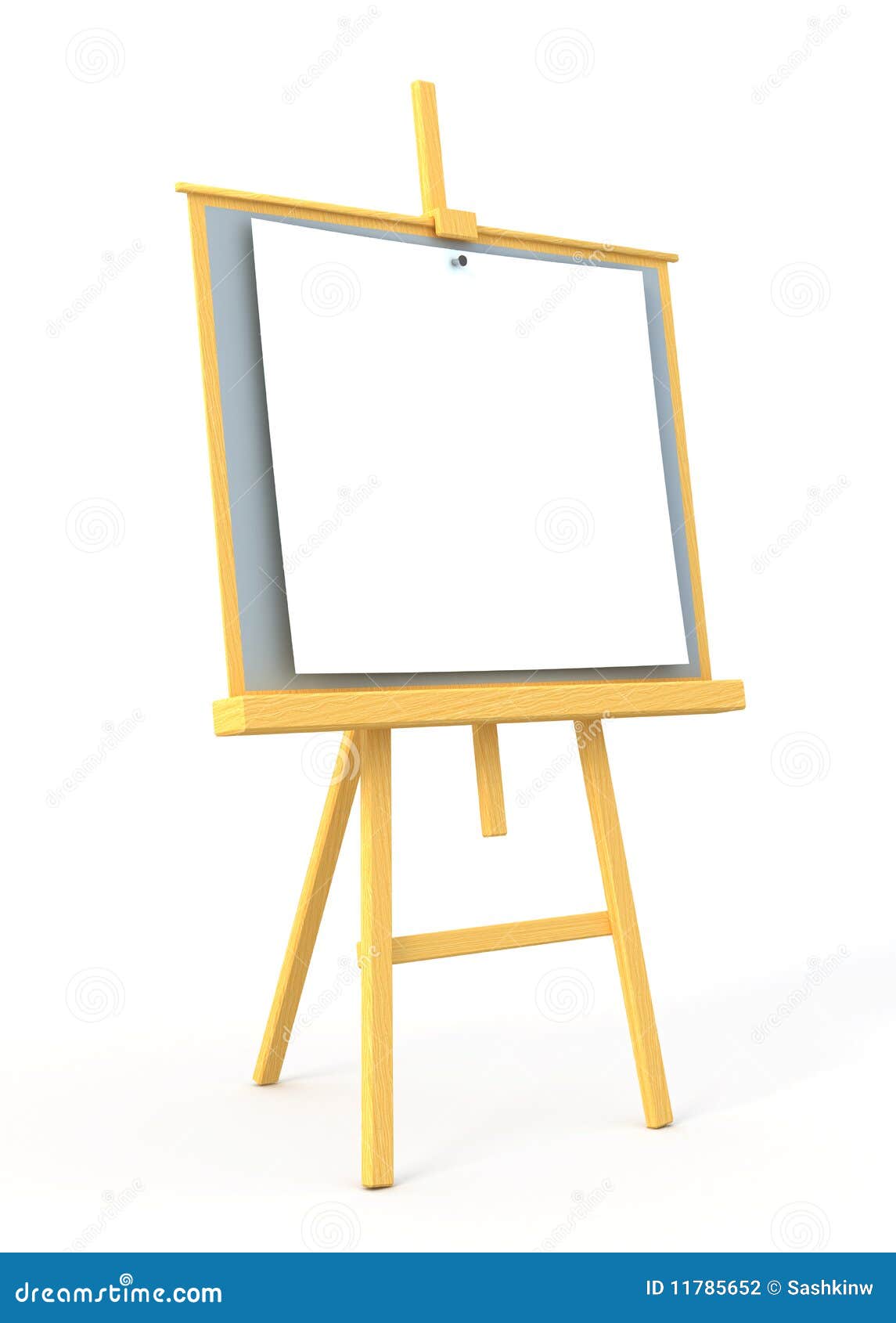 Black White Sketch Easel Vertical Canvas Stock Vector (Royalty Free)  440625244