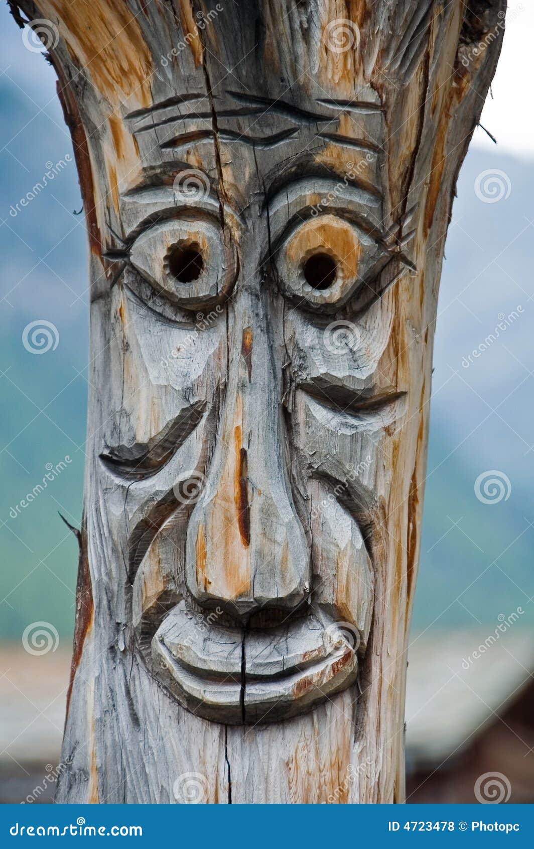 Wood Face stock photo. Image of craftsmanship, figurine 4723478