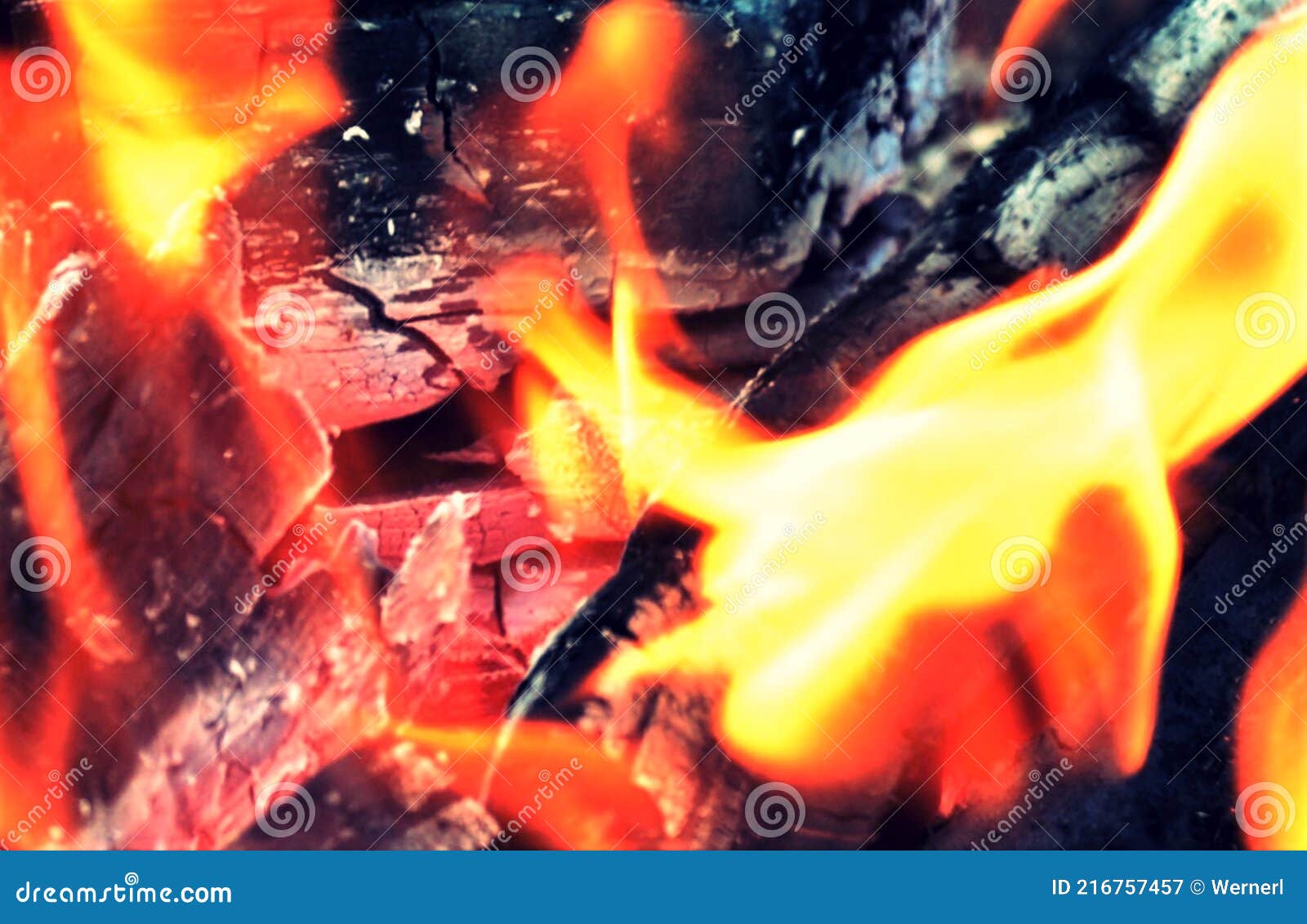 Wood fire stock image. Image of barbecue, cosy, close 216757457