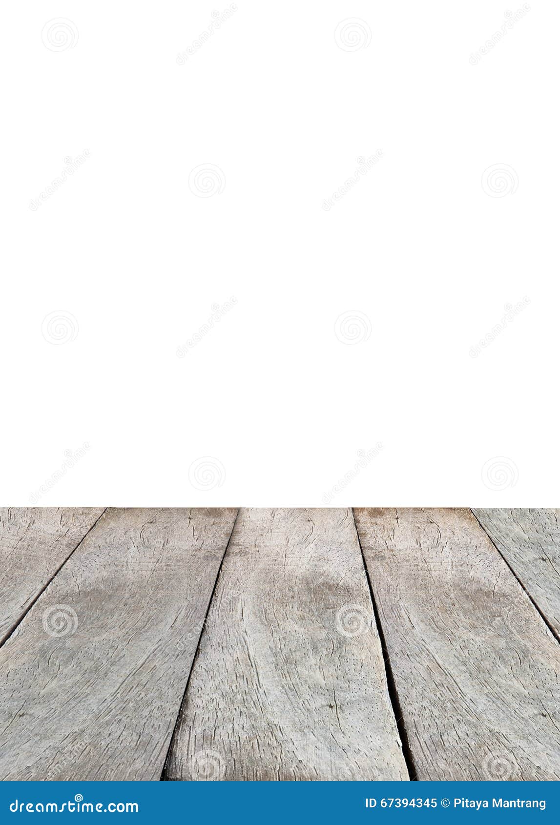 Wood Floor Texture Isolated On White Background Stock Image