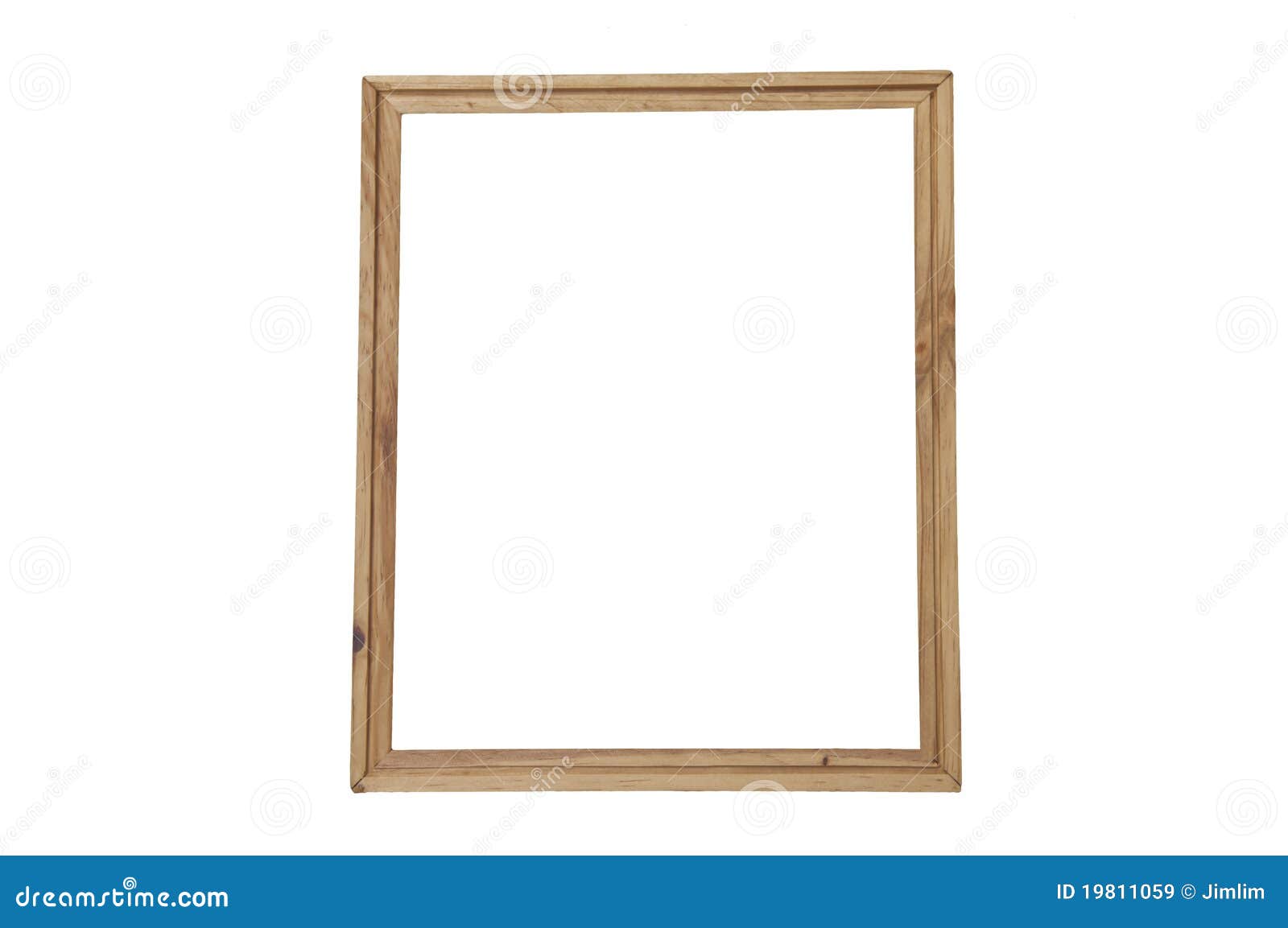 Wood Frame And Pho Leaves RoyaltyFree Stock Photo