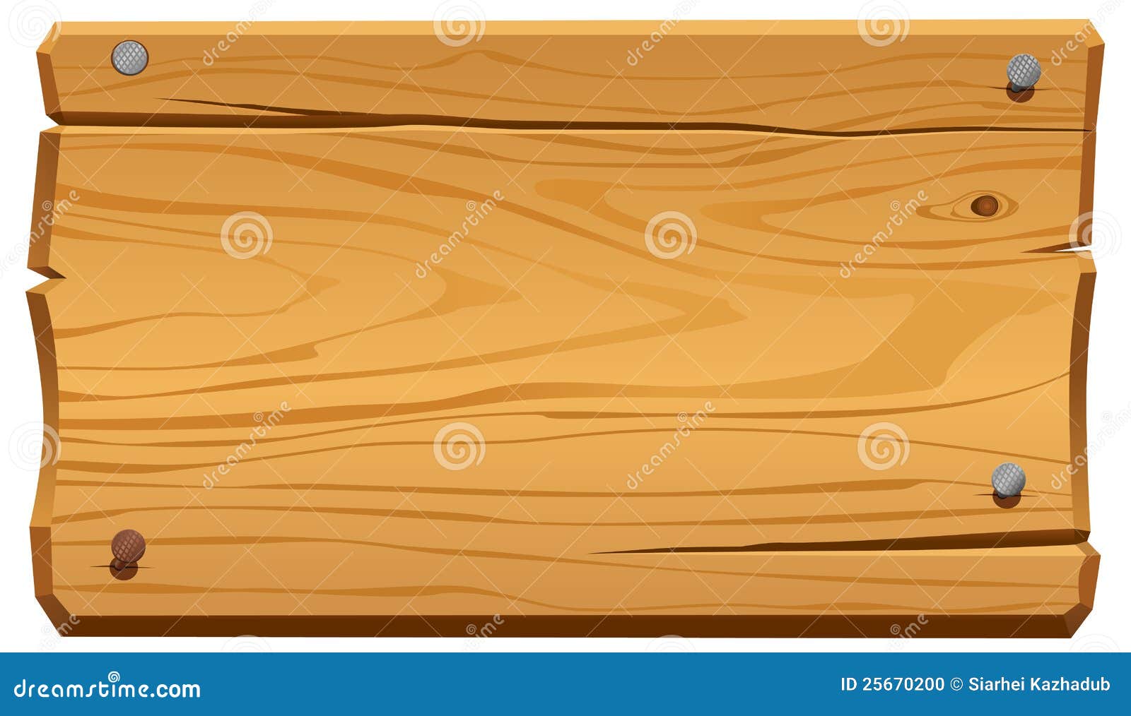 Wood frame stock vector. Image of board, crack, isolated 