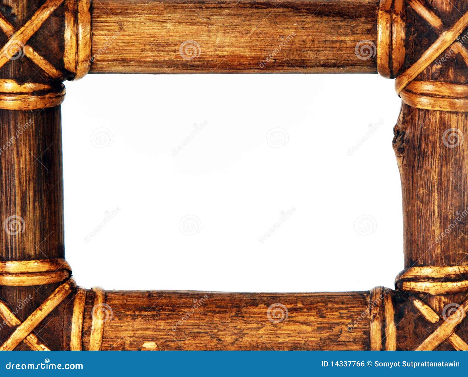 Wood Frame Border Royalty Free Stock Image - Image: 14337766