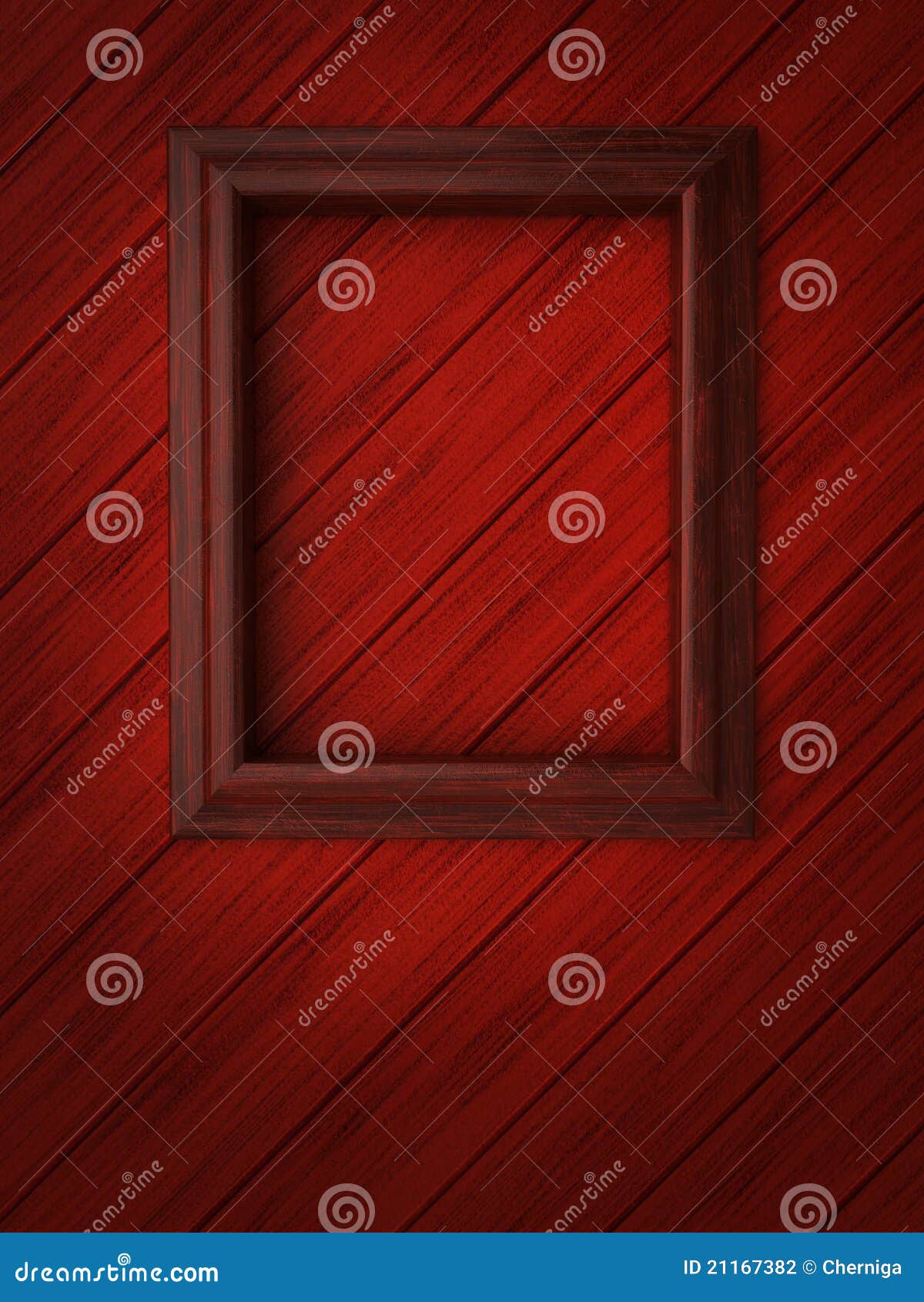 Wood frame on paneling stock illustration. Illustration of decoration