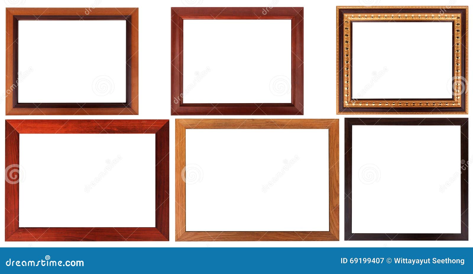Wood Frame with Simple Design. Stock Image - Image of flat, grunge