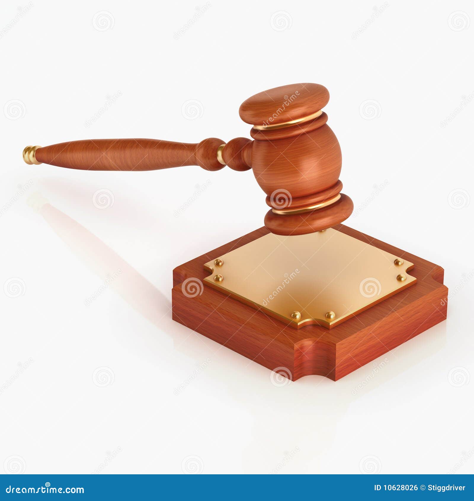 Wood gavel stock illustration. Illustration of legal 10628026