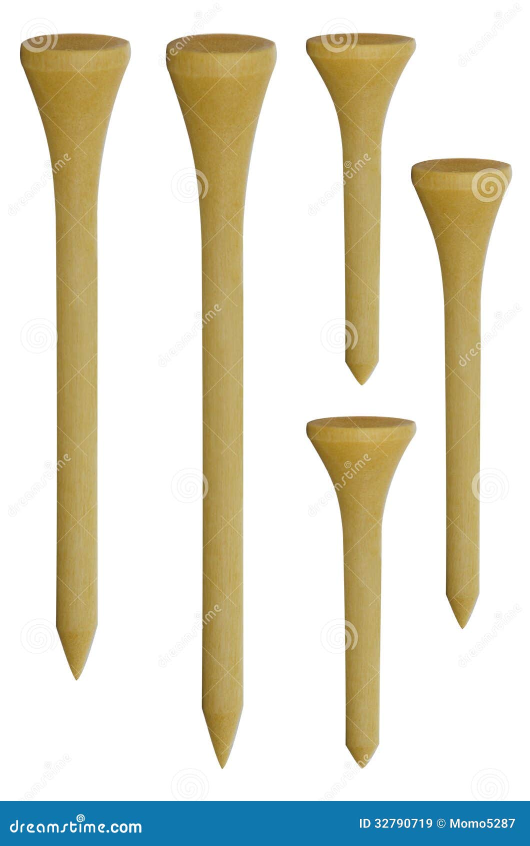 Wood golf tee stock image. Image of isolated, accessory 32790719