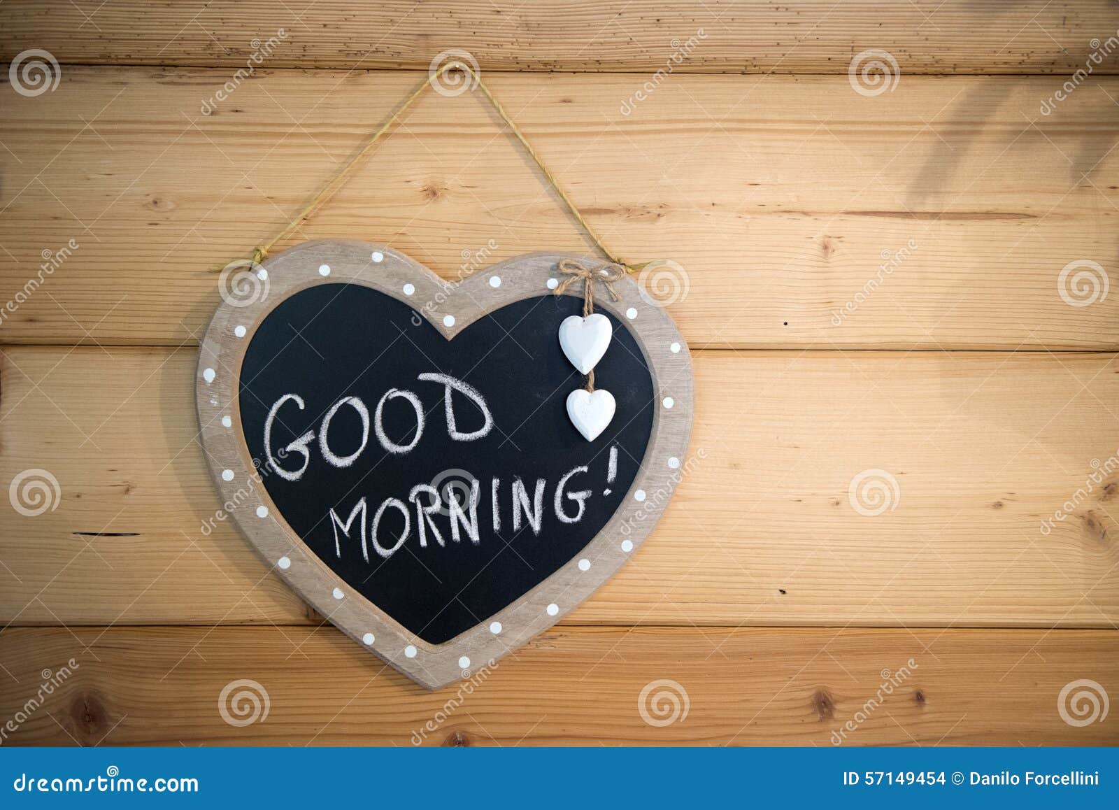 Wood Good Morning stock photo. Image of clock, equipment 57149454