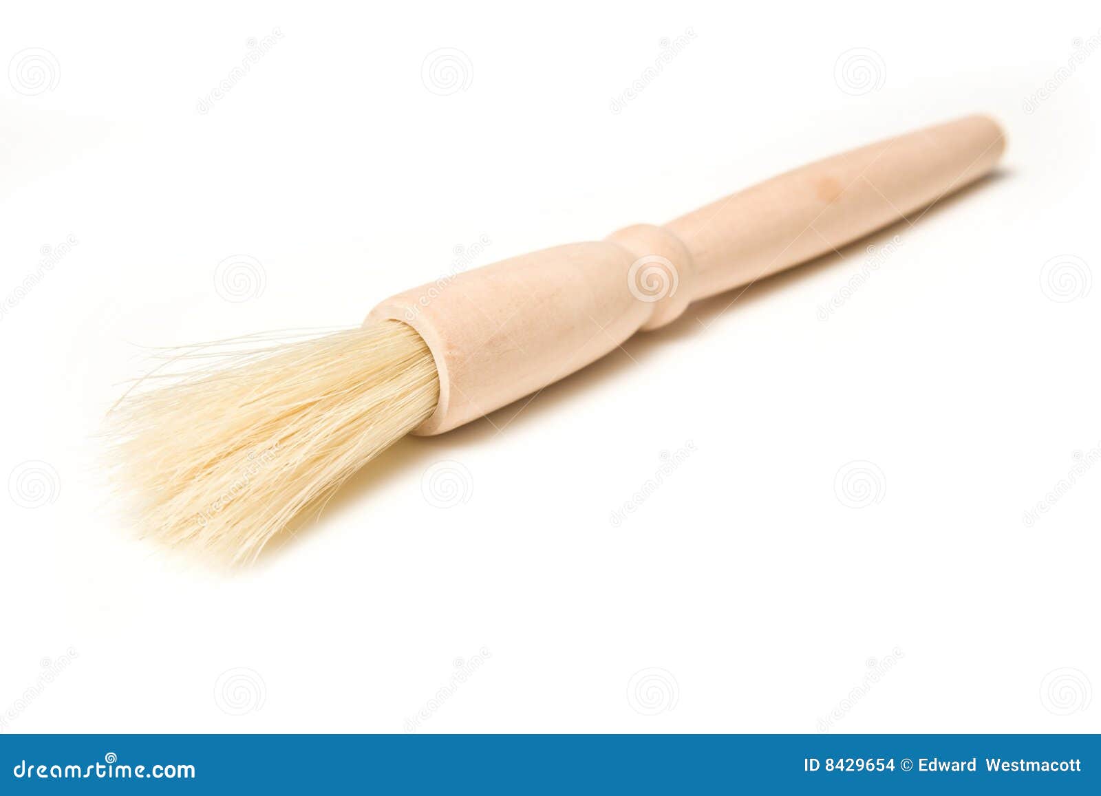 Wood handle pastry brush stock photo. Image of kitchen 8429654