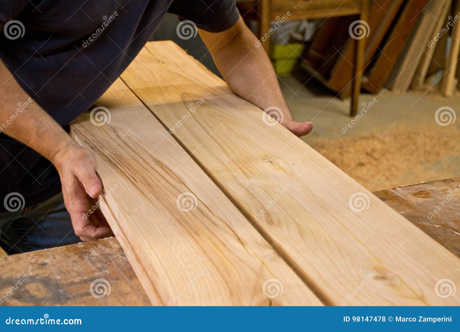 Wood joining stock photo. Image of male, tool, person 98147478
