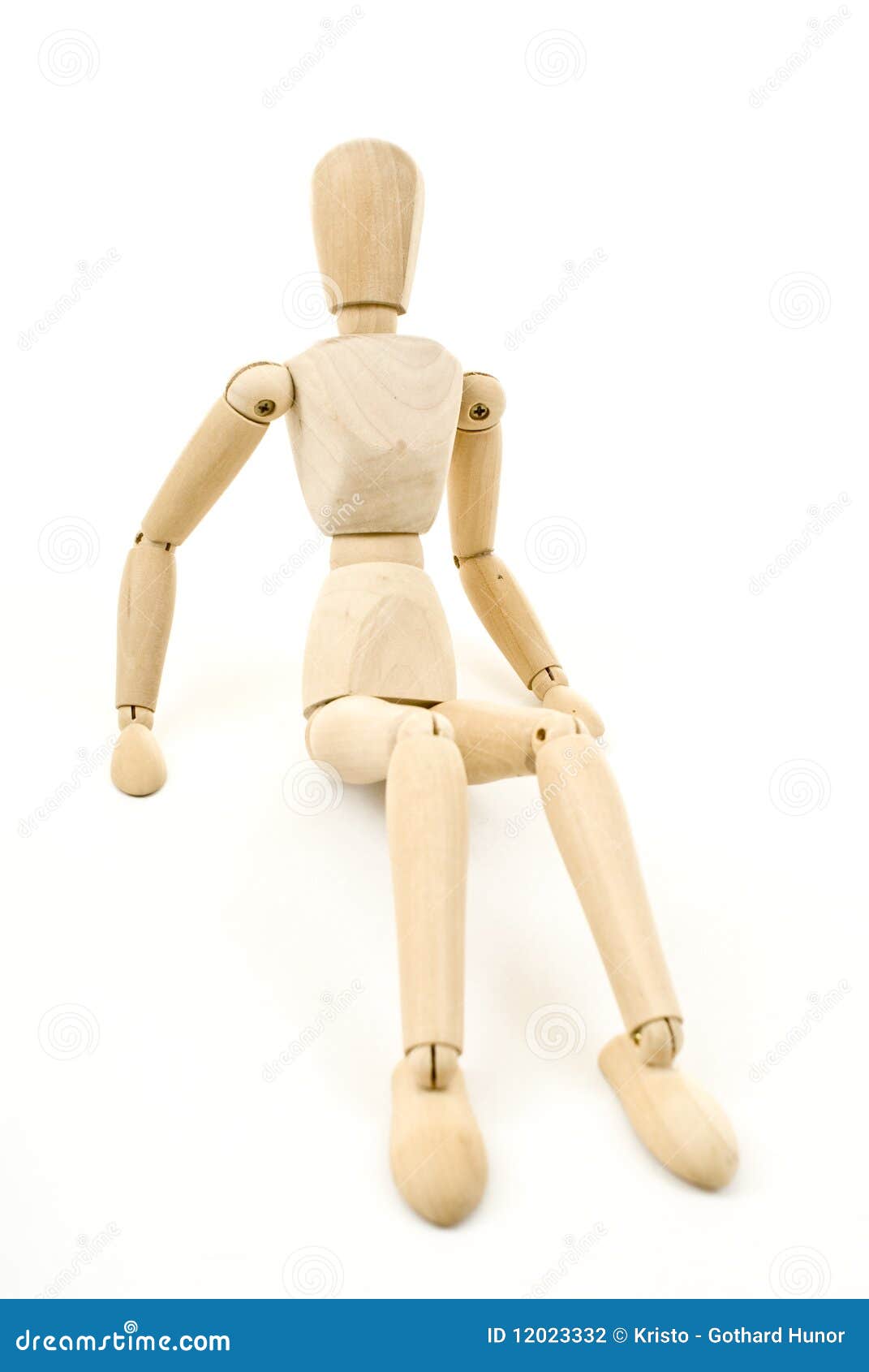 Wood Man stock photo. Image of wood, loneliness, figurine 12023332