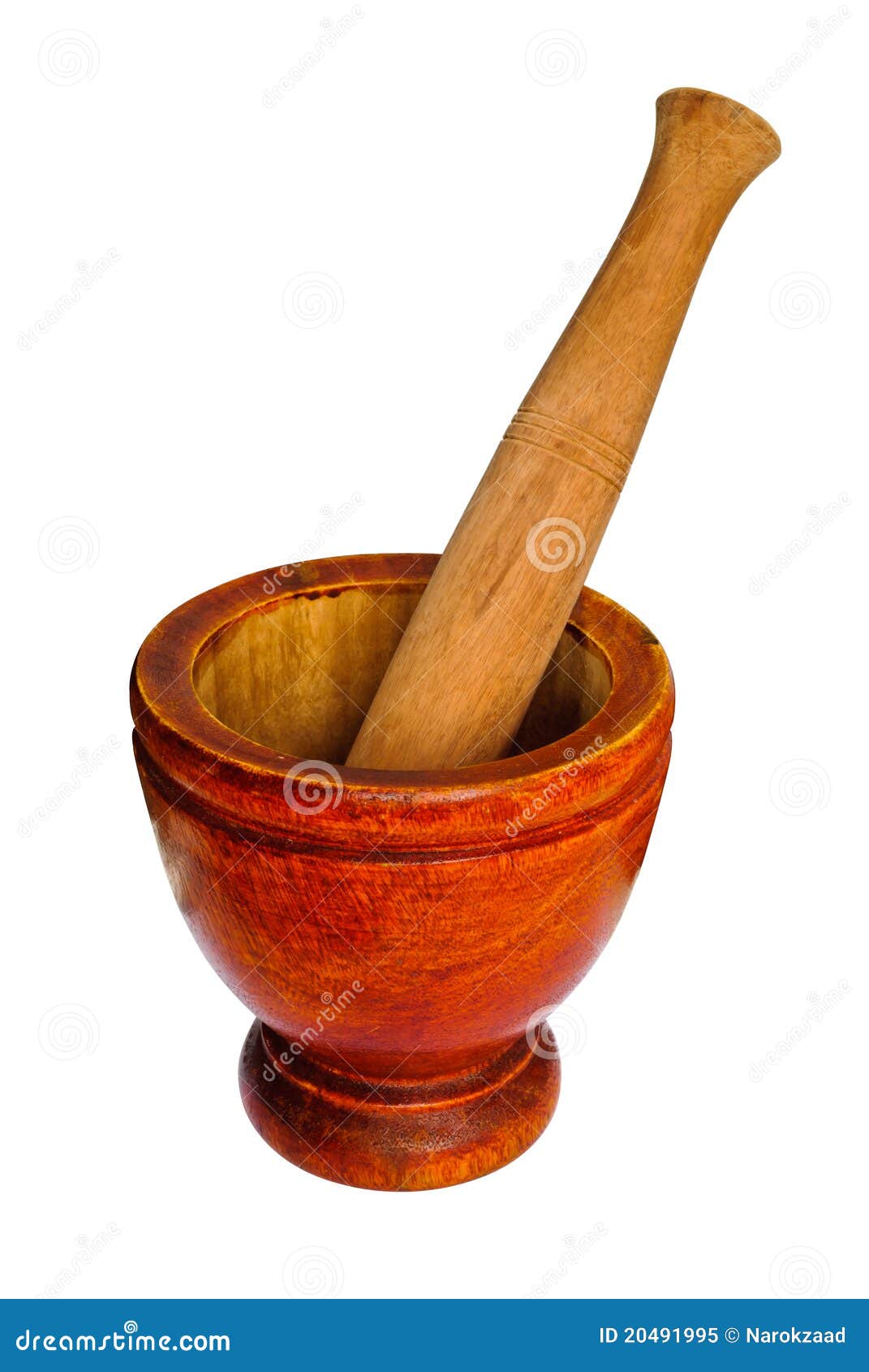 Wood mortar stock image. Image of brown, pure, isolated 20491995