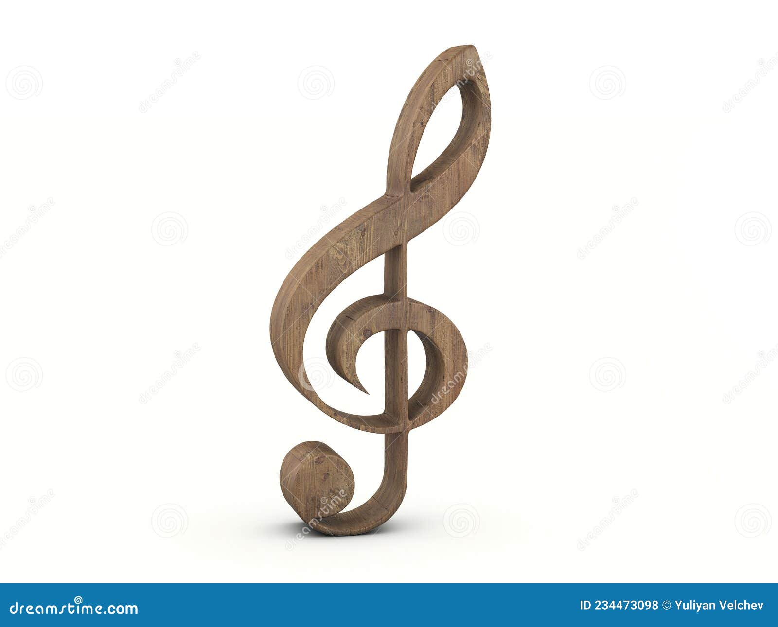 Wood music note symbol stock illustration. Illustration of audio