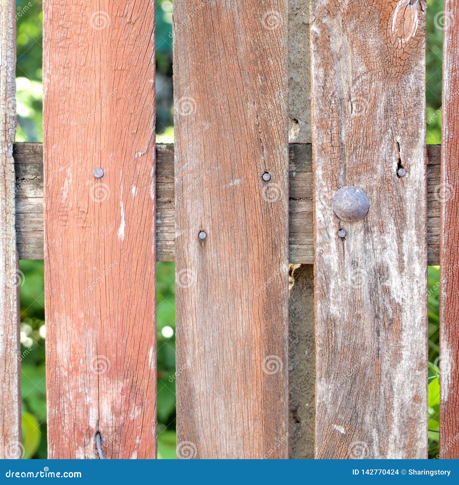 wood panels used as background