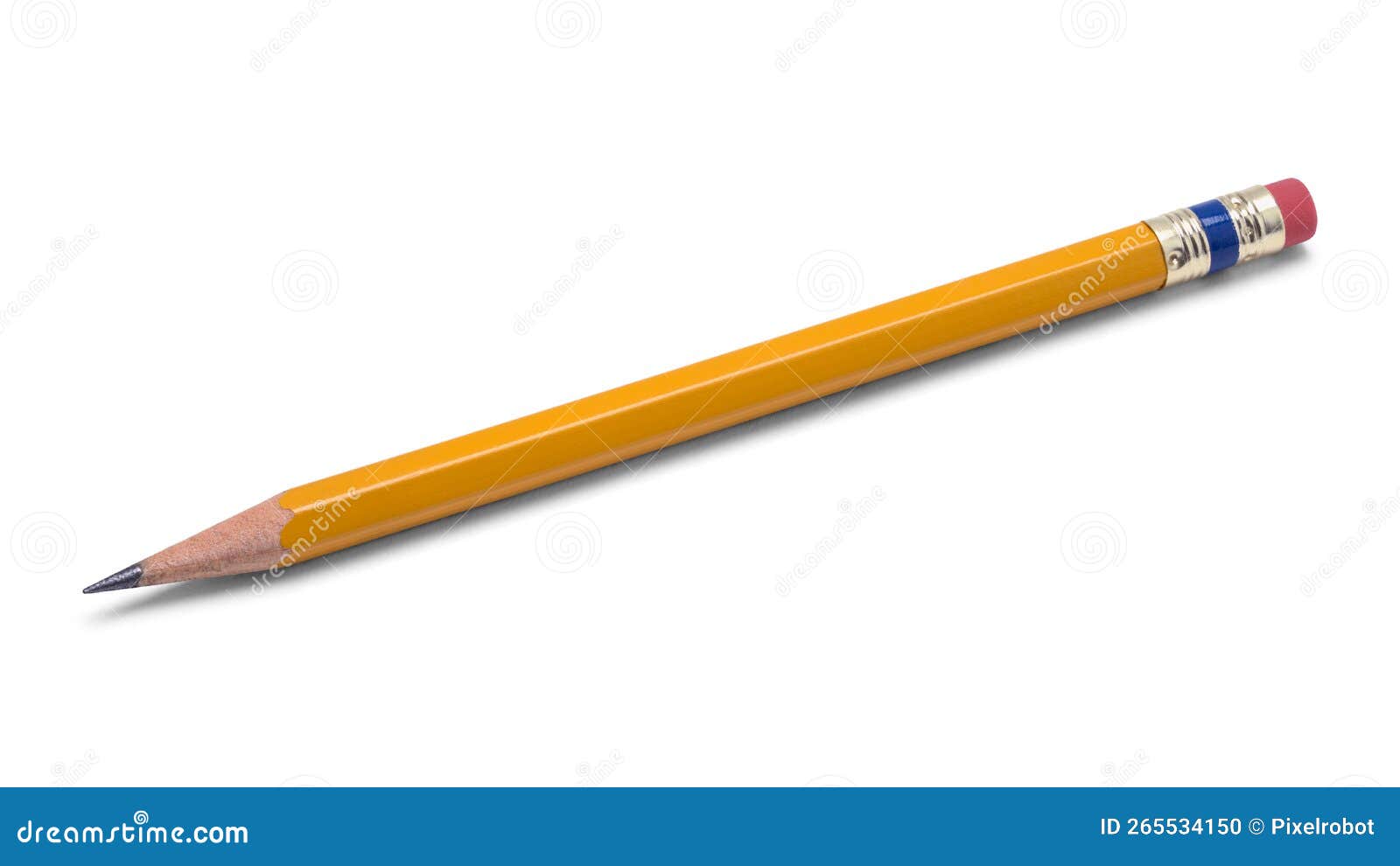 Wood Pencil stock photo. Image of office, eraser, wood 265534150