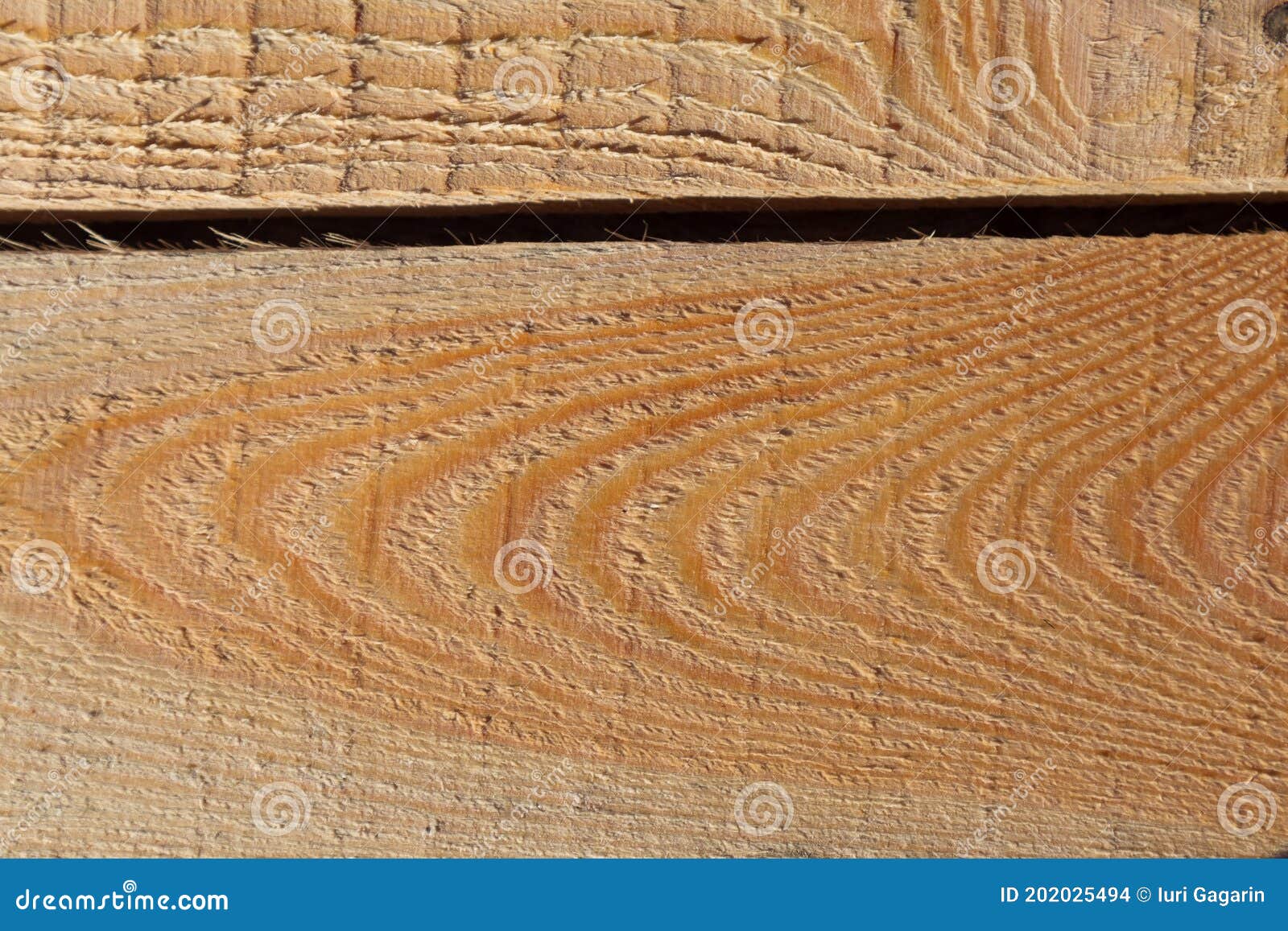Wood Planks for Sale. Stacks of Processed Wood at the Timber Yard Stock