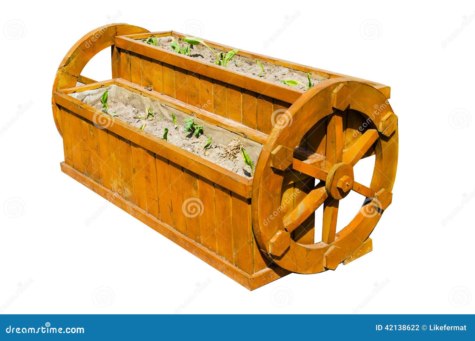 Wood pot stock photo. Image of landscape, earth, stems 42138622