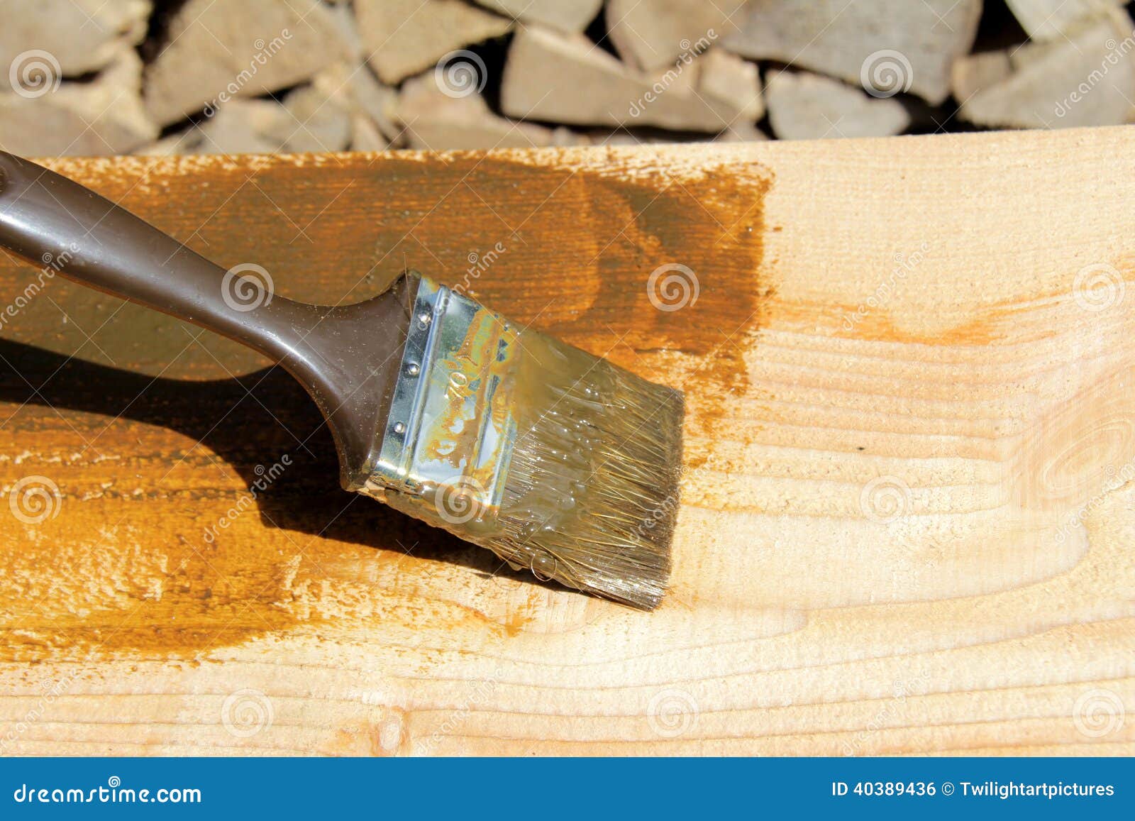 Wood protection stock photo. Image of color, protection 40389436