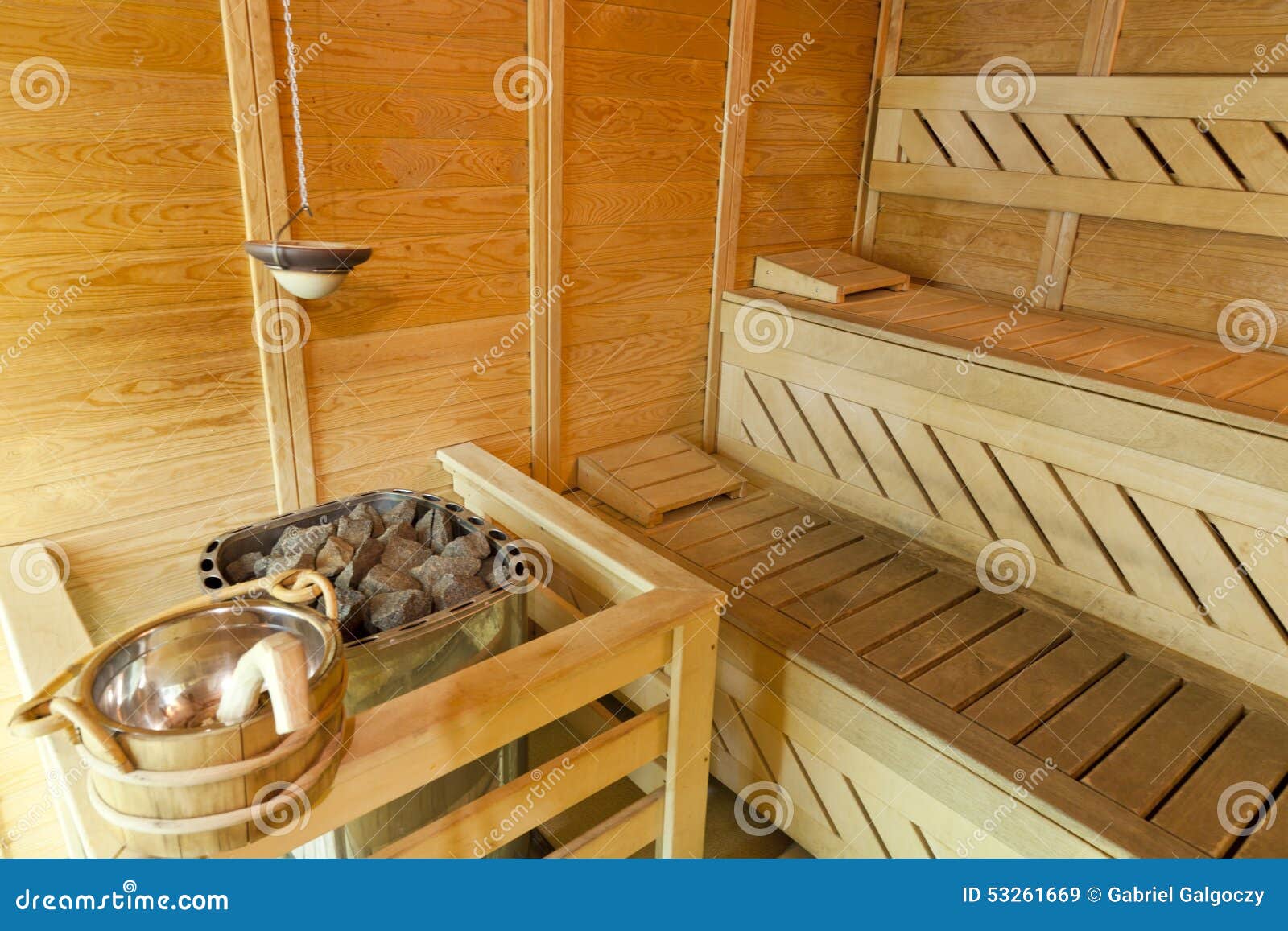 Wood sauna stock image. Image of wellbeing, therapy, healthcare - 53261669