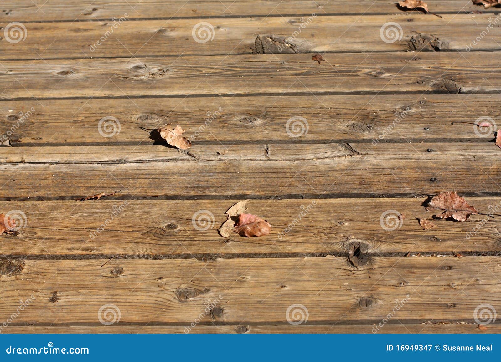 wood slats of an outdoor deck
