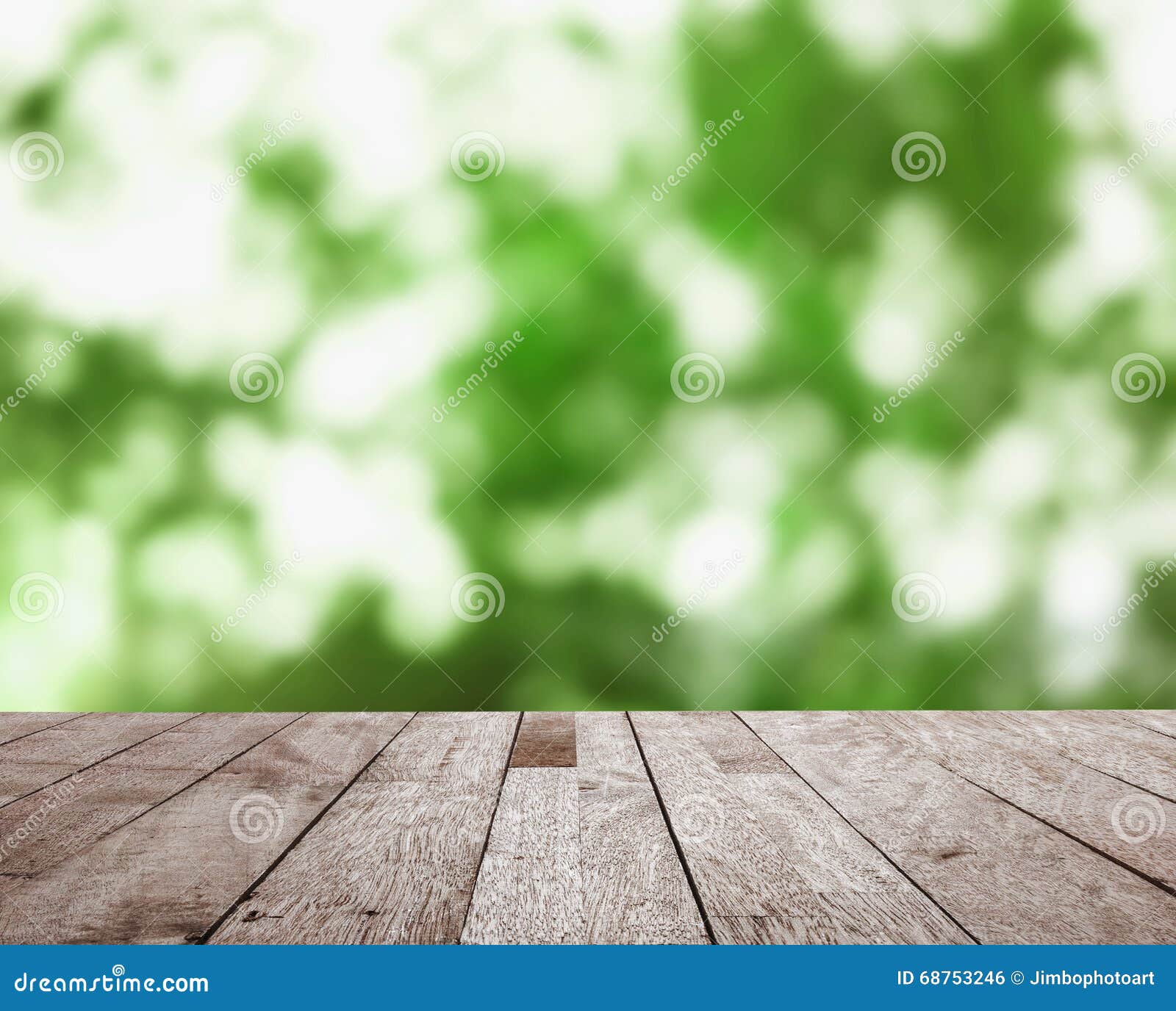 Wood Table Top Green Bokeh Abstrac Stock Photos Free & RoyaltyFree