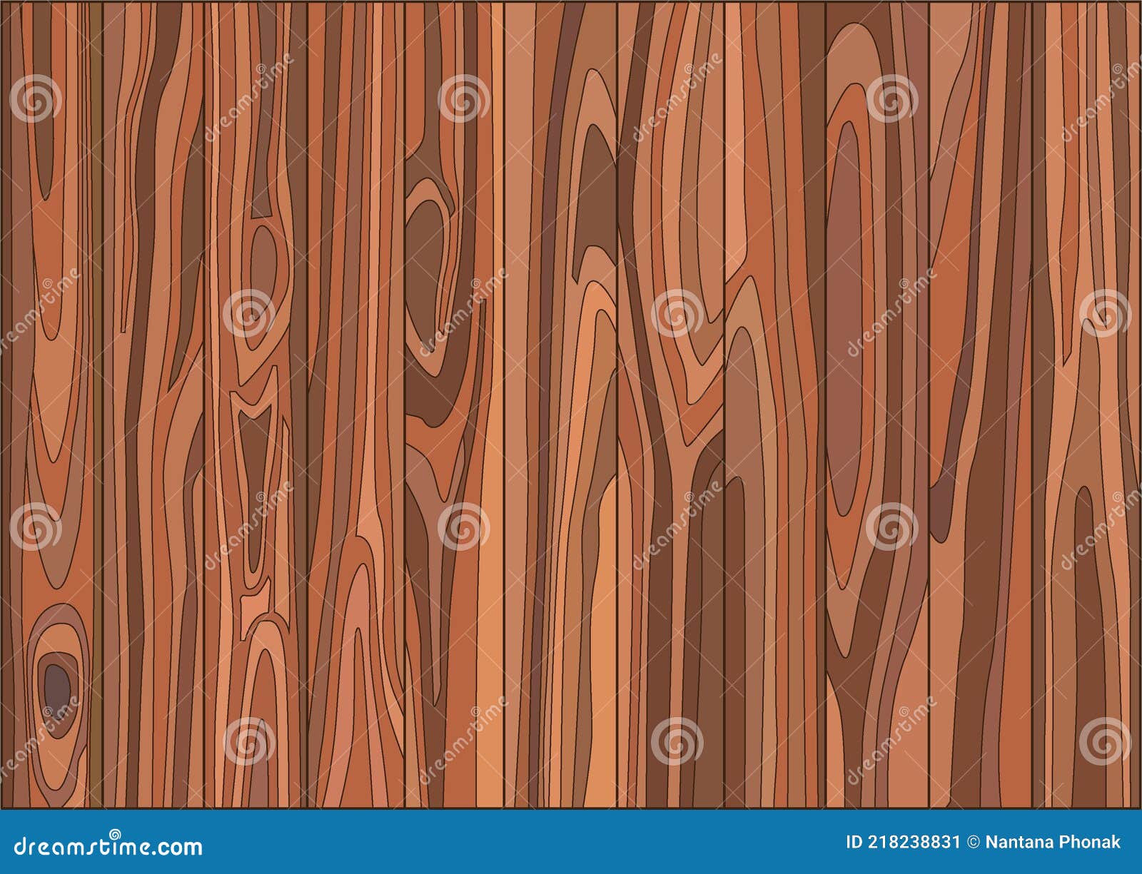 Wood Texture and Patterned Background Illustration Vector Stock Vector