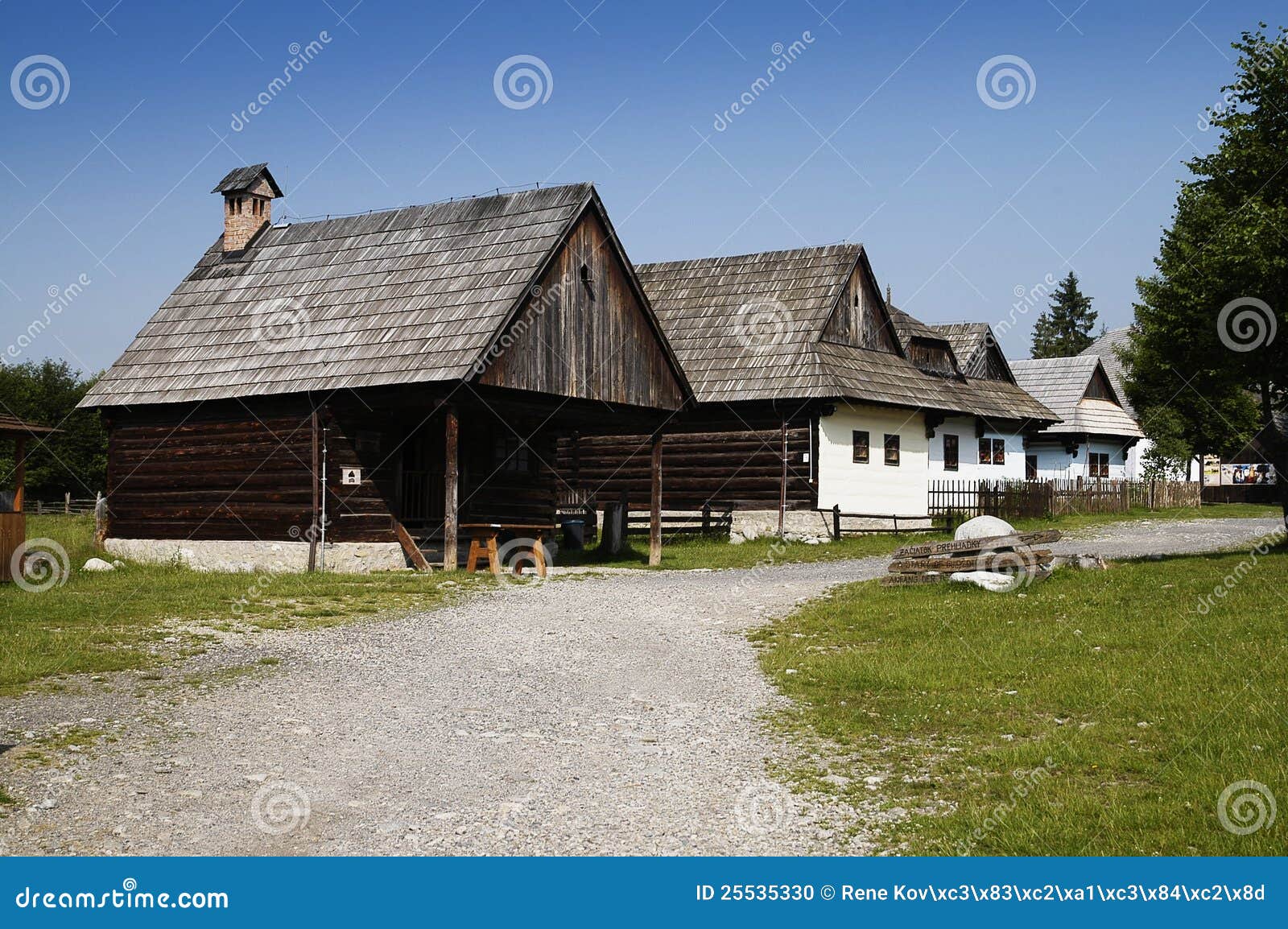 Wood village editorial image. Image of estate, castle 25535330