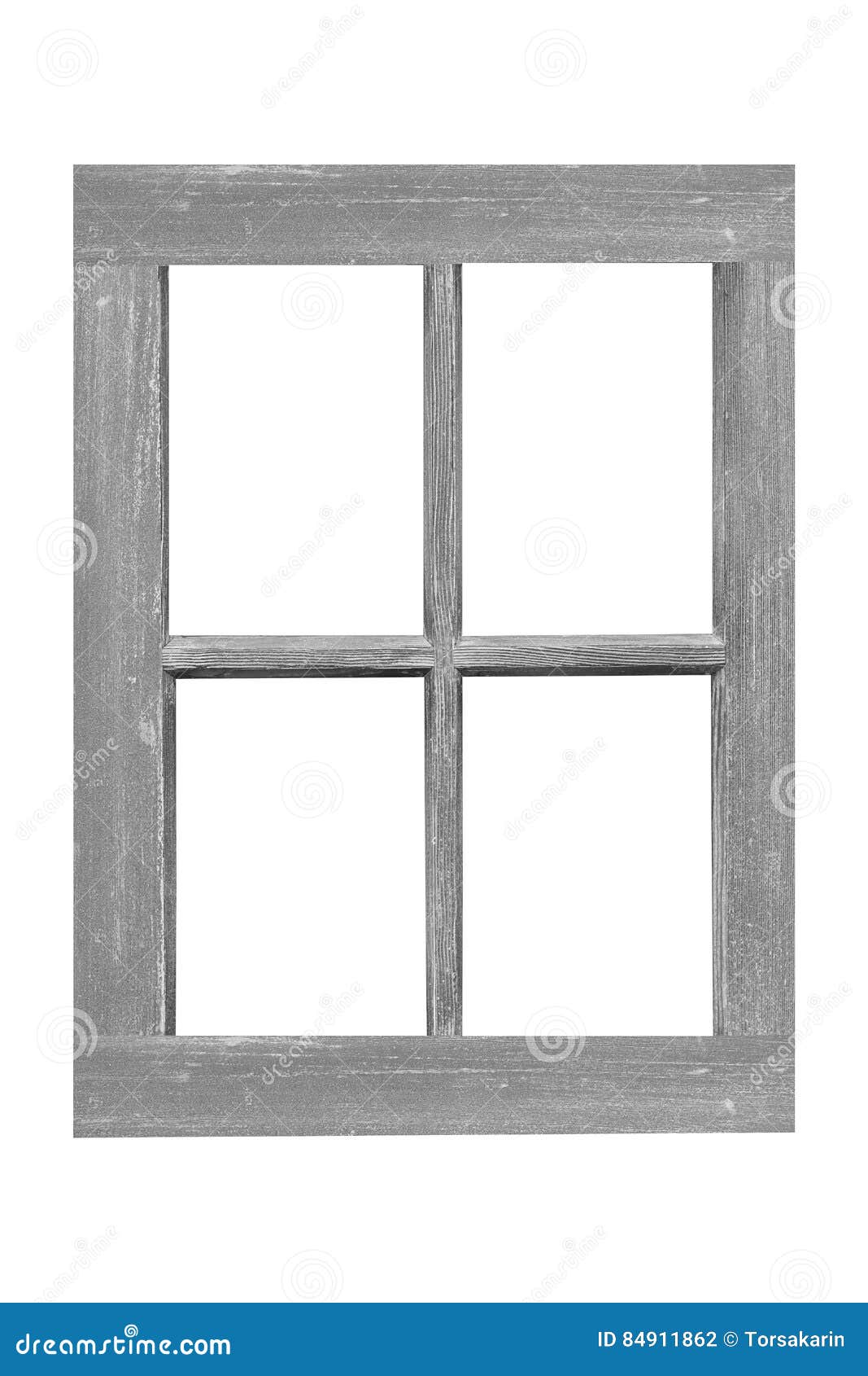 Wood window frame stock photo. Image of texture, wall - 84911862