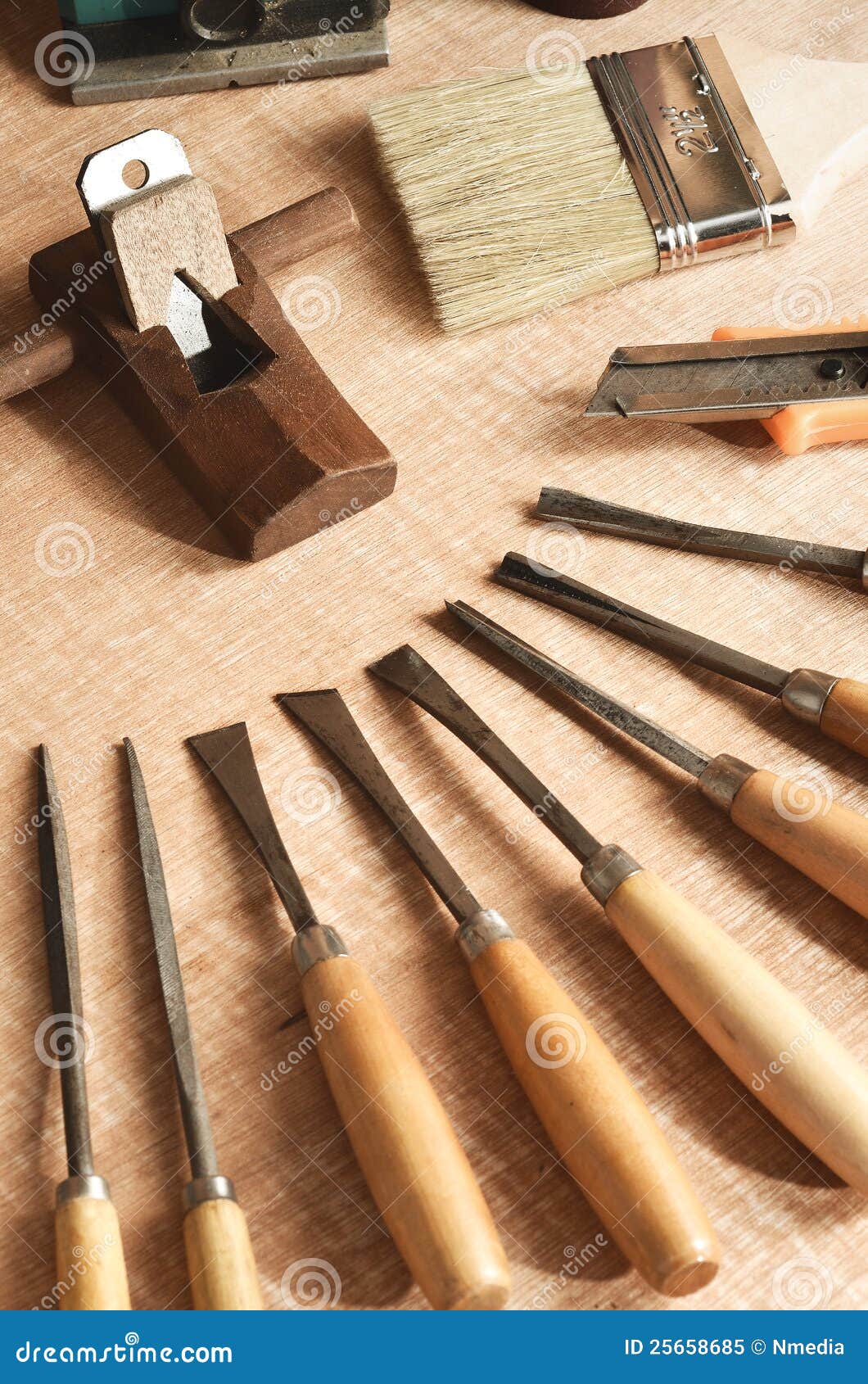 Wood Working Tools 01 stock image. Image of project, home ...