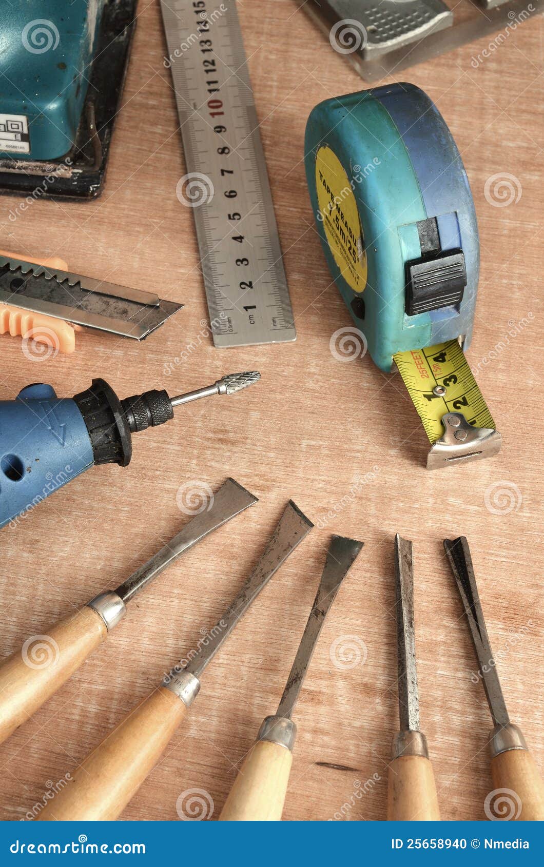 Wood Working Tools 04 stock photo. Image of paper, build - 25658940