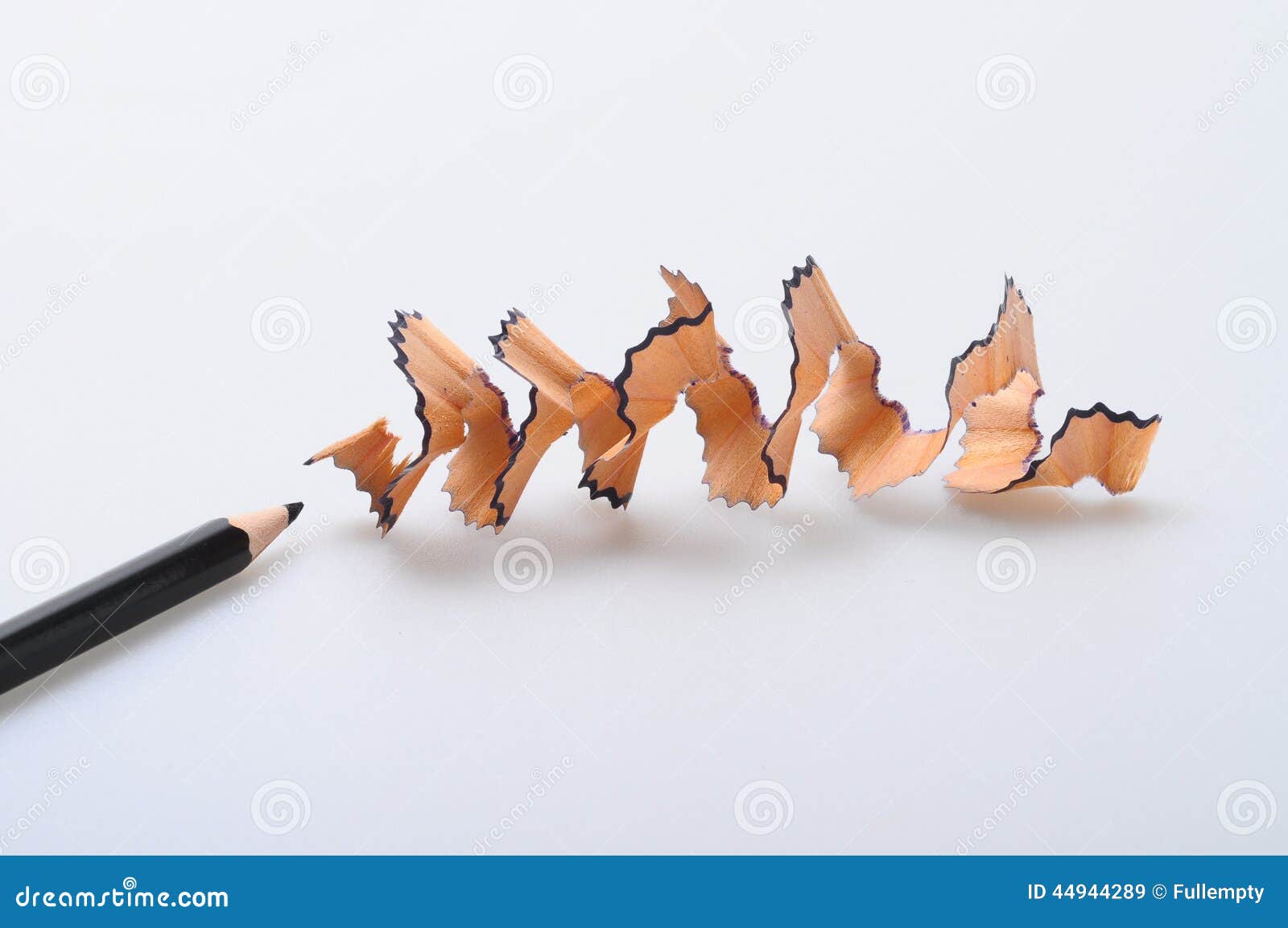 Woodchips and Sharpened Pencil Stock Image - Image of story, woodchips ...