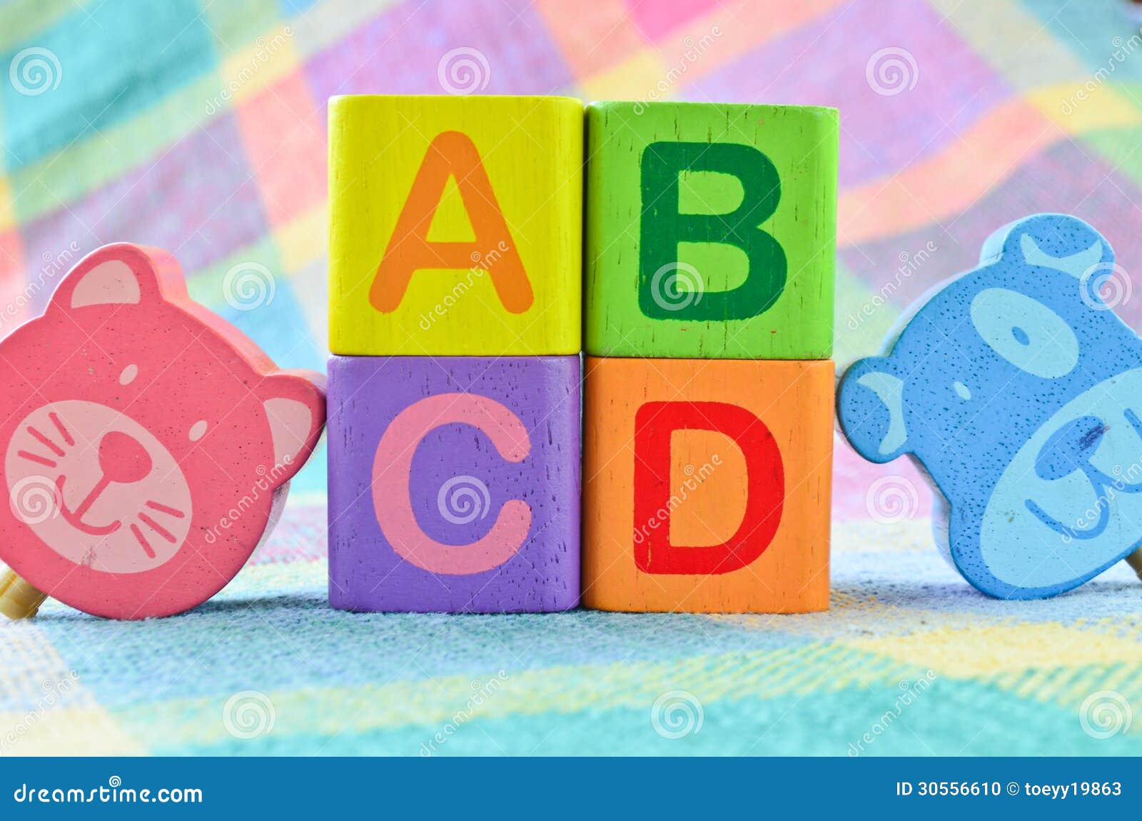 Wooden alphabet blocks toy stock photo. Image of childhood 30556610