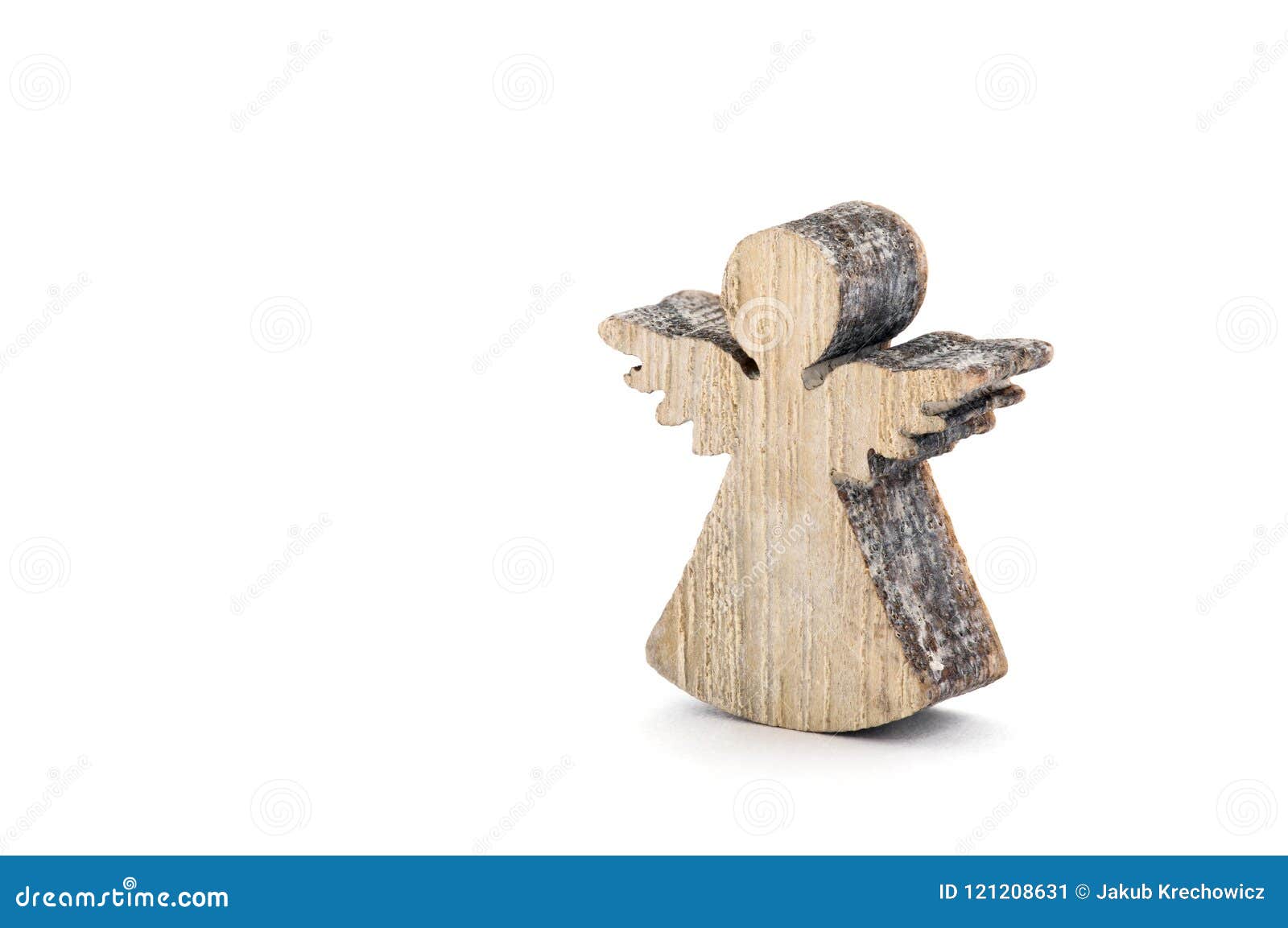 Download Wooden Angel Christmas Decoration Stock Image Image of rustic religion