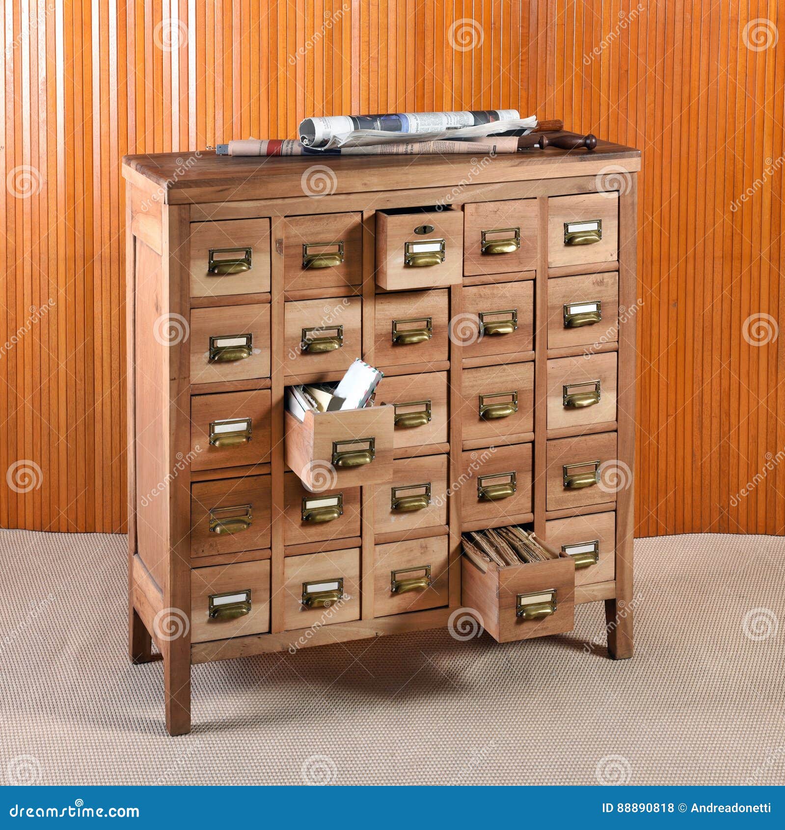 Cabinet with lots 2024 of little drawers